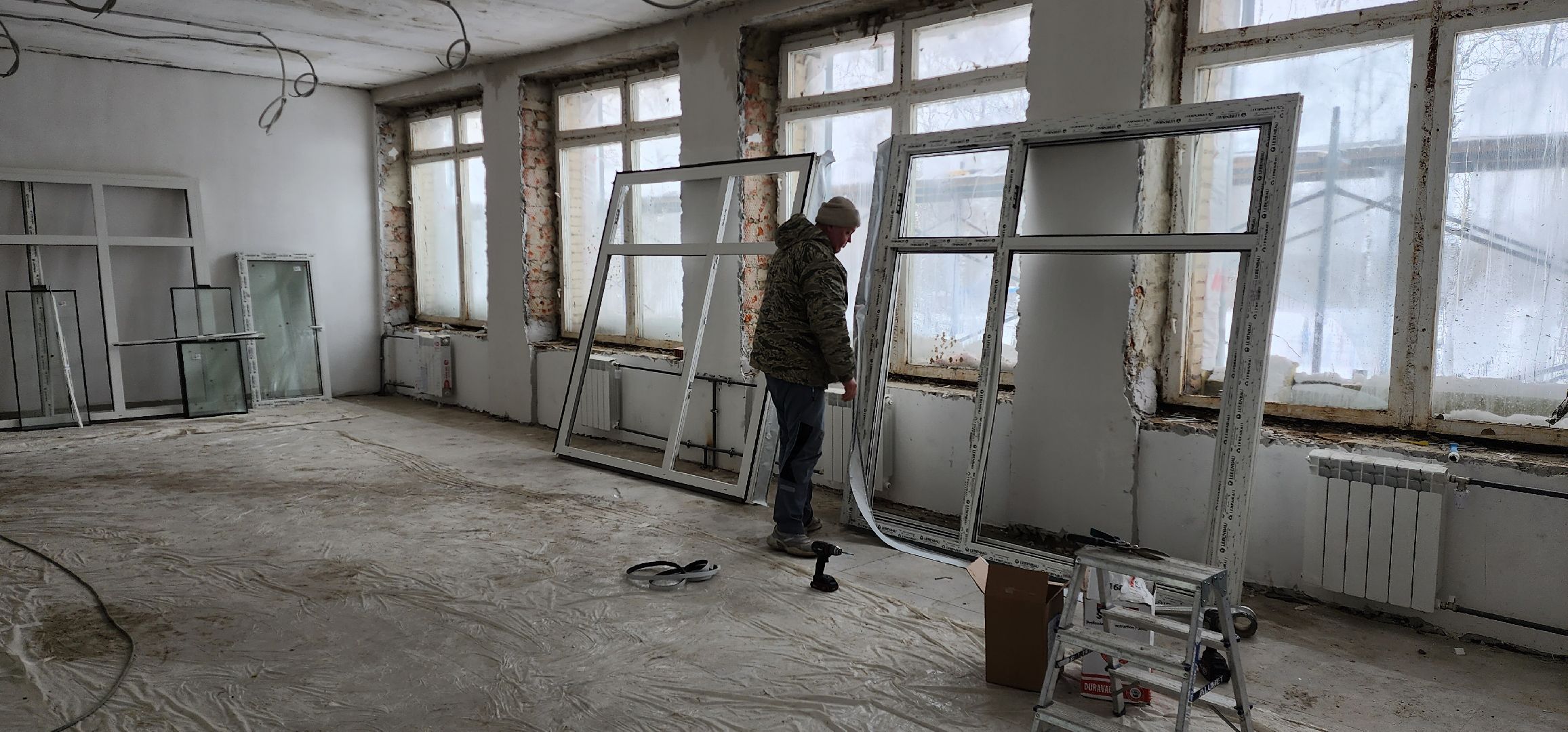 раменское, образование, капитальный ремонт школы в поселке РАОС,