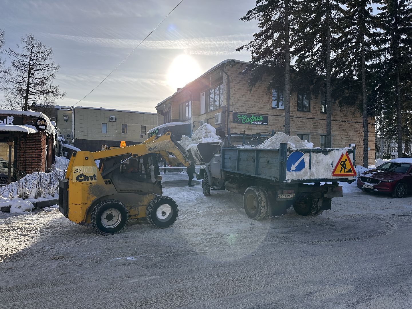 Клин, общество, ЖКХ, зима, снег, уборка снега,