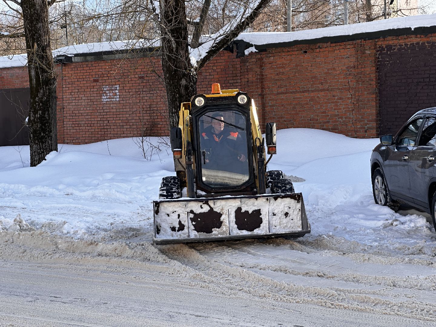 Клин, общество, ЖКХ, зима, снег, уборка снега,