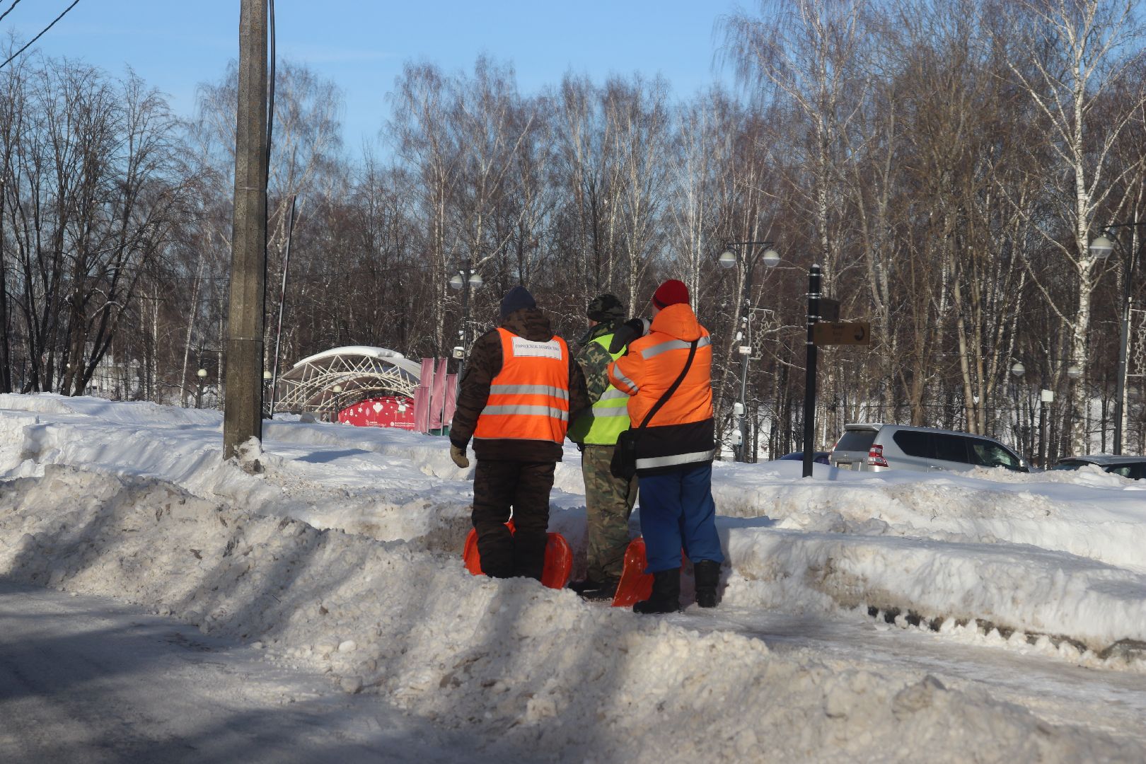 Клин, общество, ЖКХ, зима, снег, уборка снега,