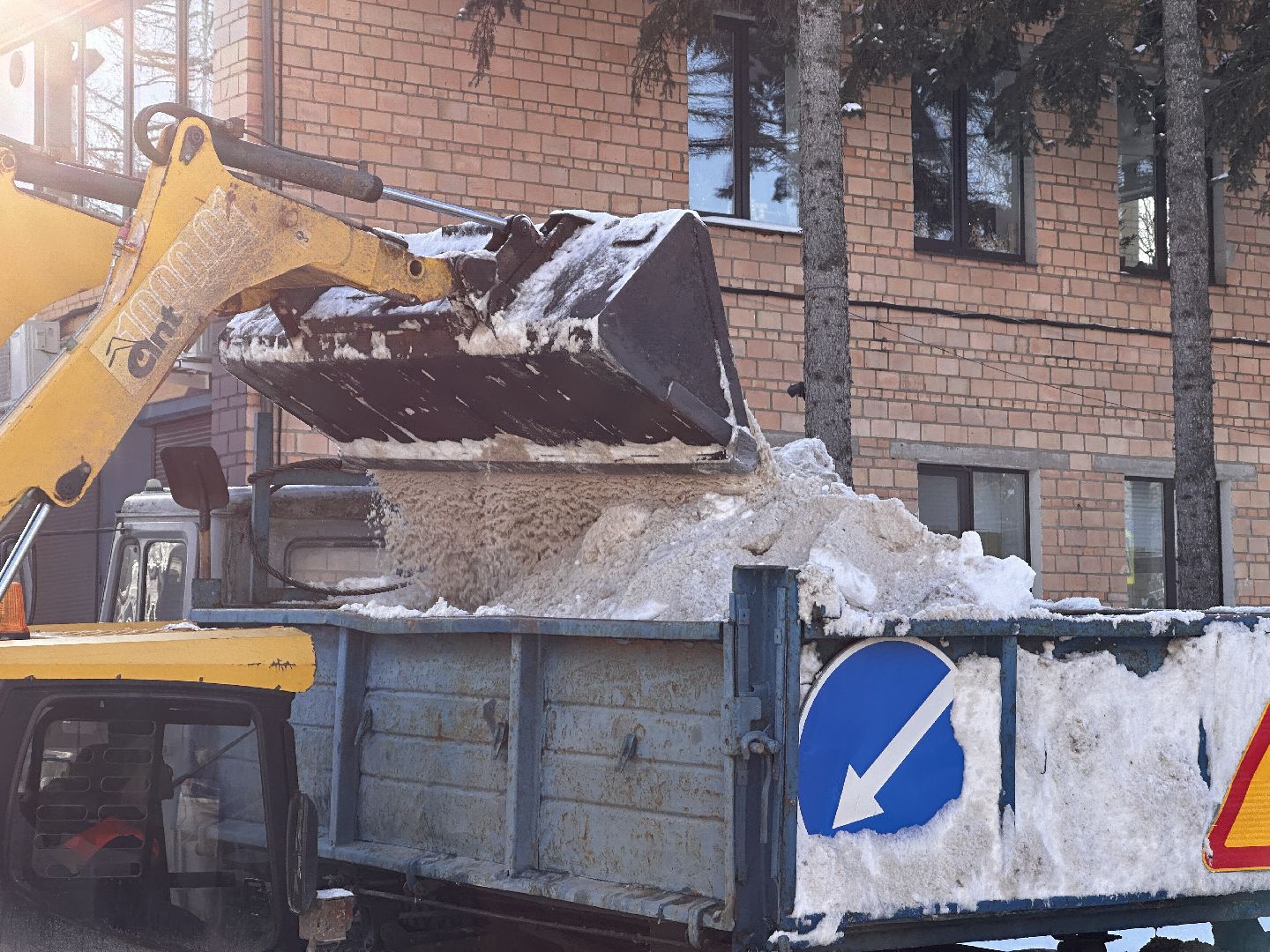 Клин, общество, ЖКХ, зима, снег, уборка снега,