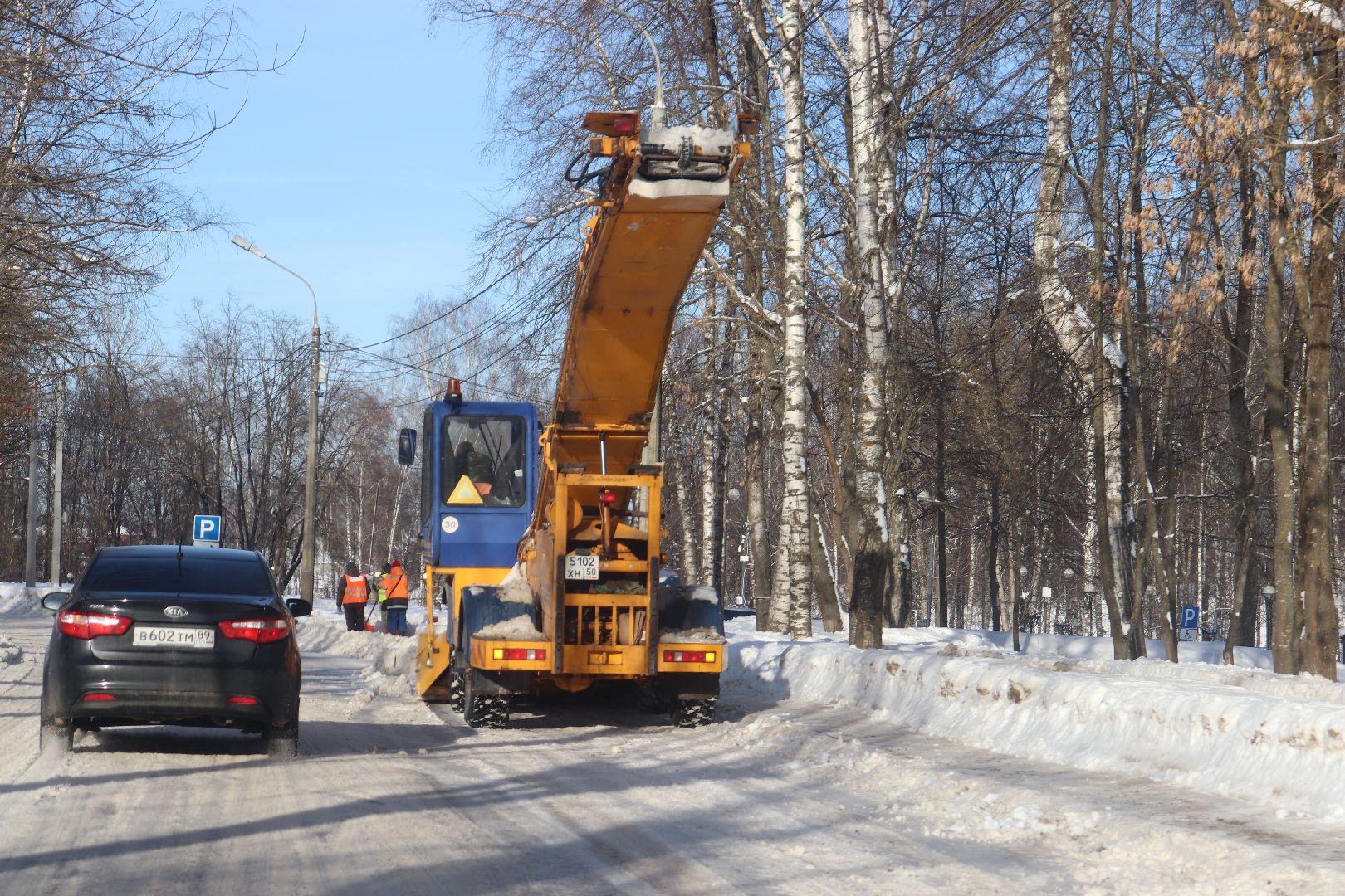 Клин, общество, ЖКХ, зима, снег, уборка снега,