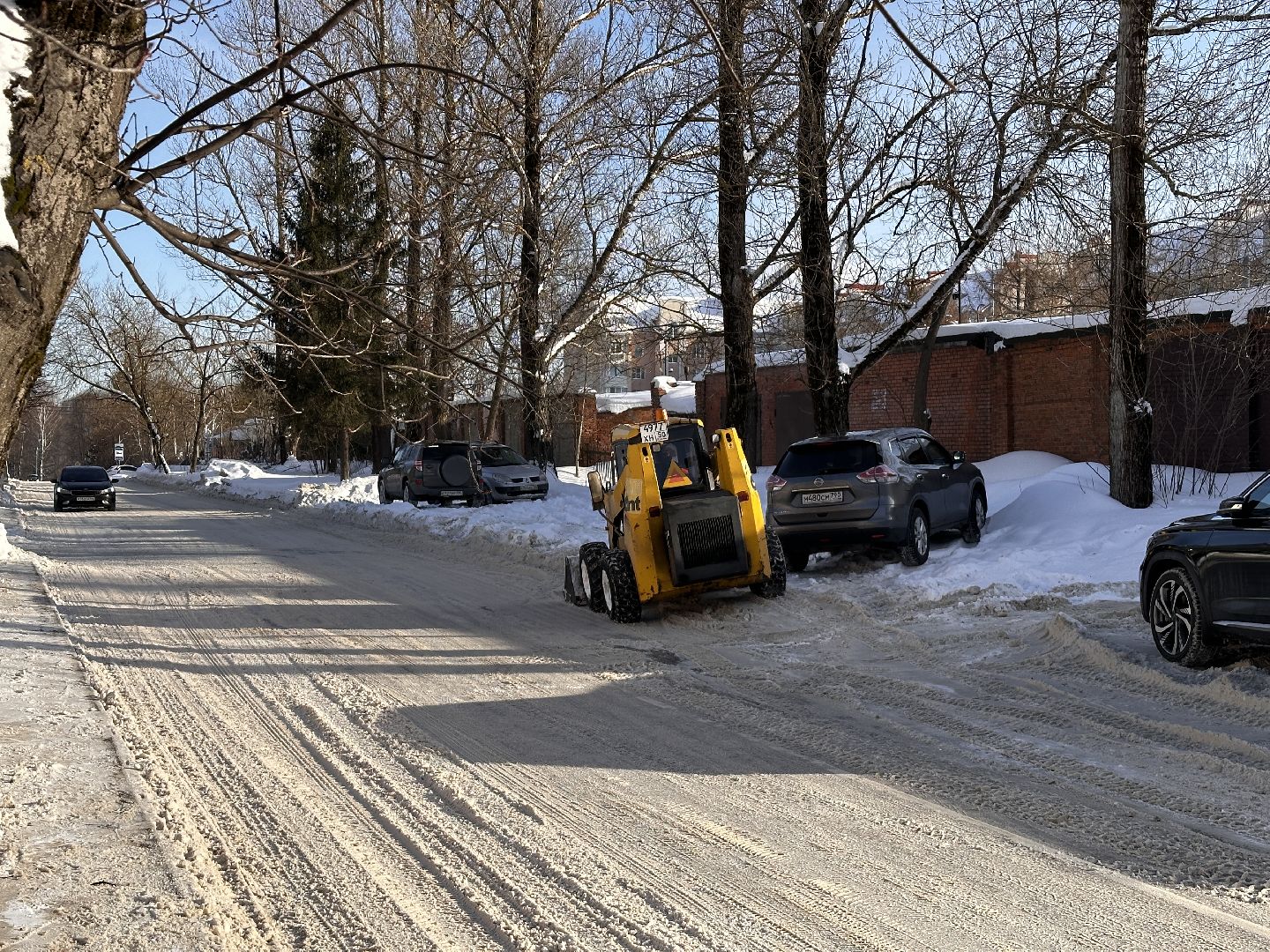 Клин, общество, ЖКХ, зима, снег, уборка снега,