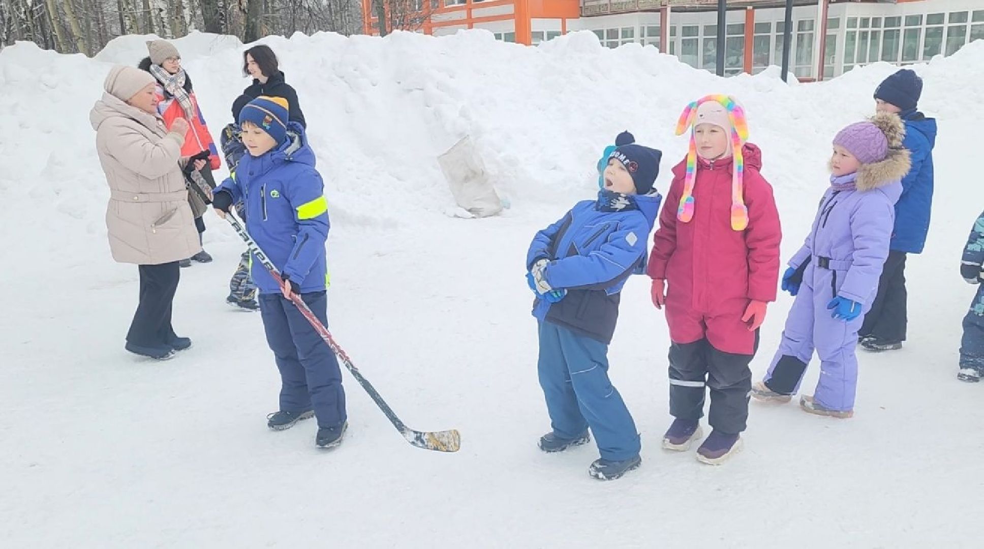 долгопрудный, 23 февраля, дети, хоккей,