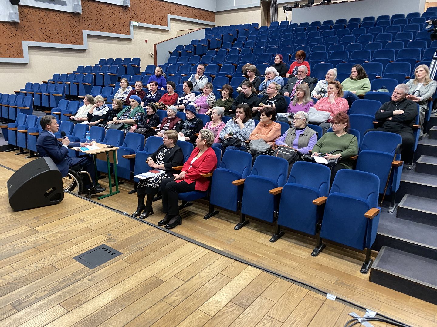 Депутат государственной думы, Михаил терентьев, инвалиды, встреча с жителями, дши,