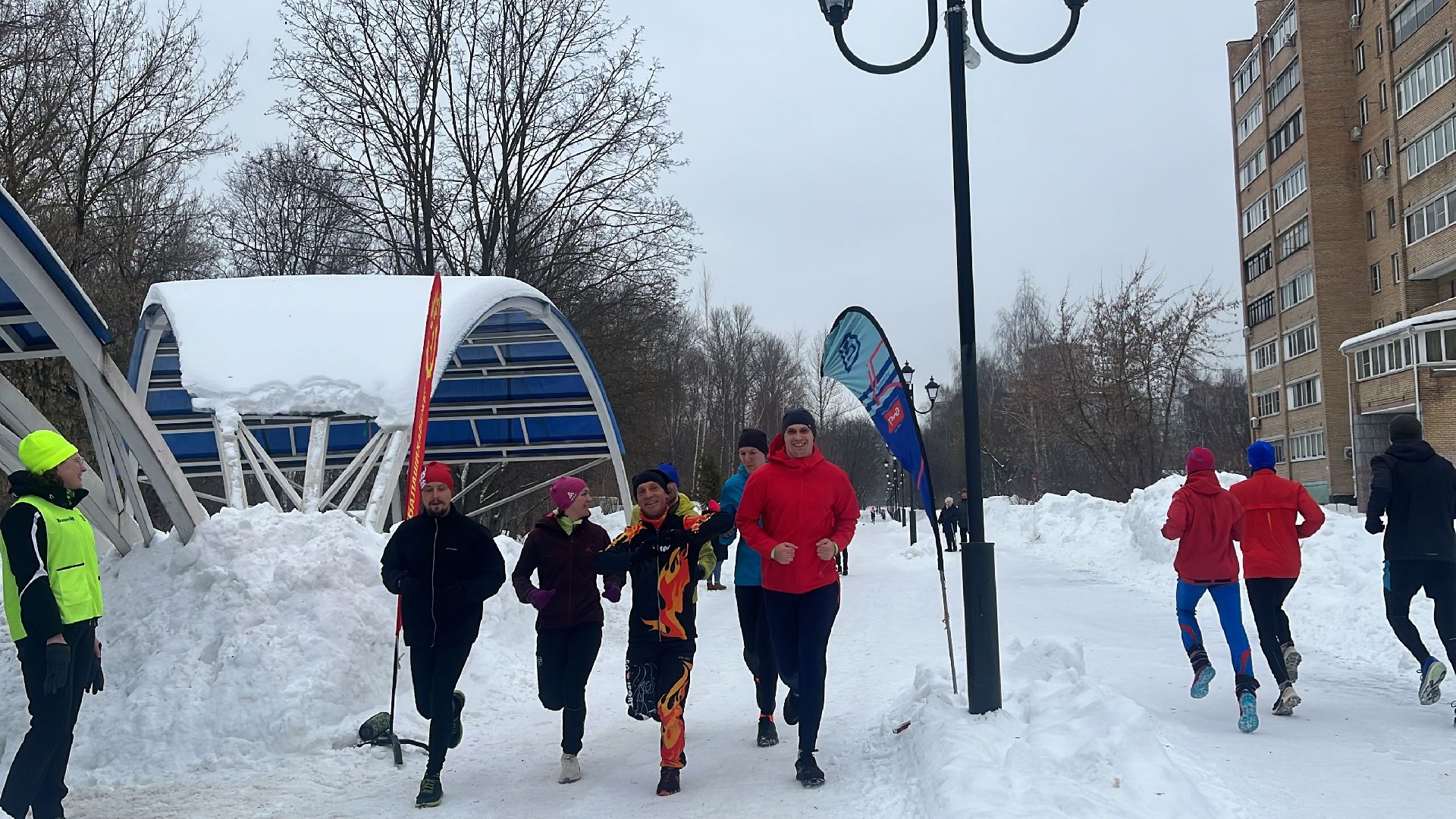 забег, балашиха, парк заречная, бег в парке,