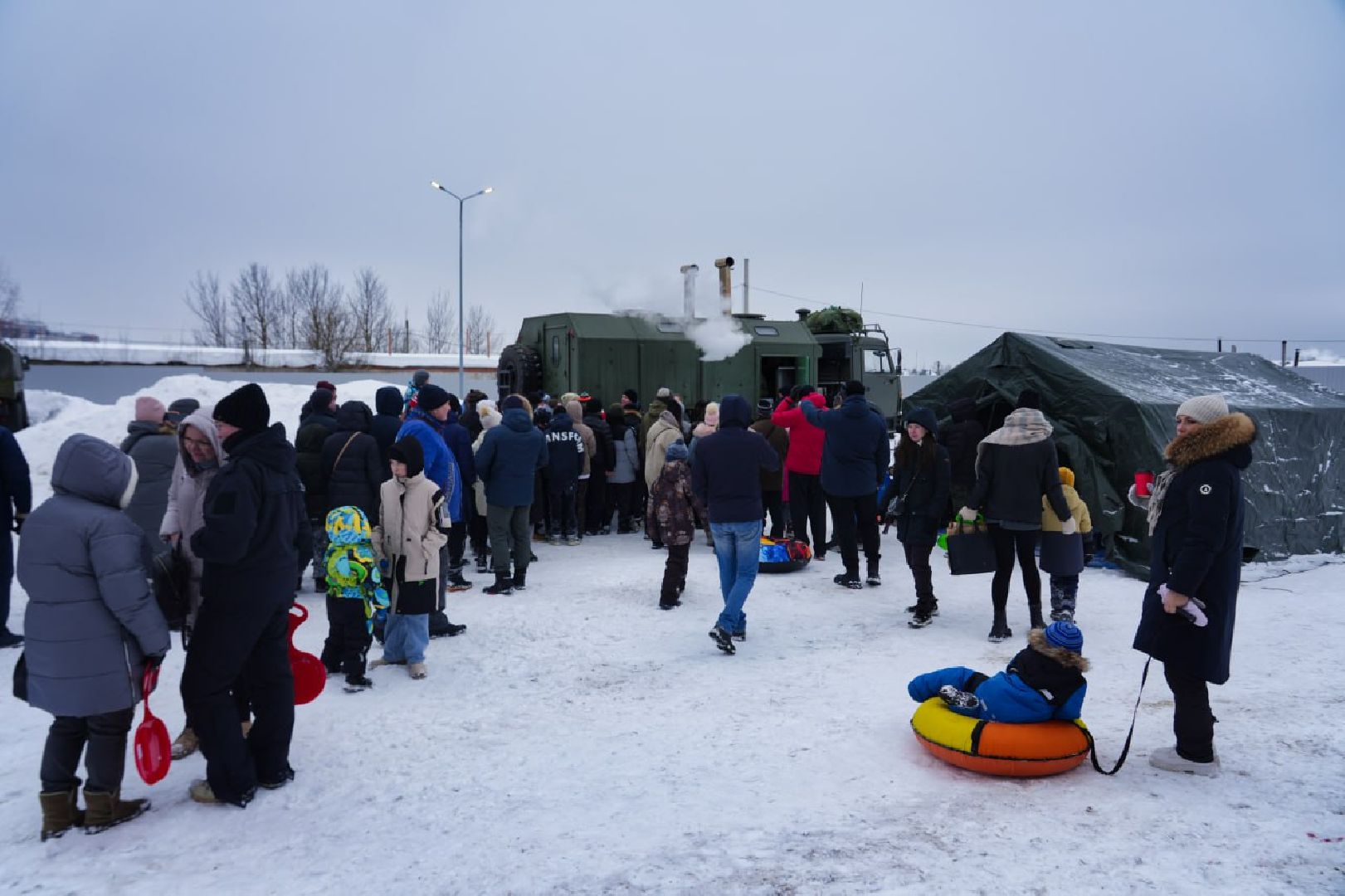 Спорт, Праздник, 23 февраля, День защитника Отечества, Хоккей, Полевая кухня, Всей семьей,