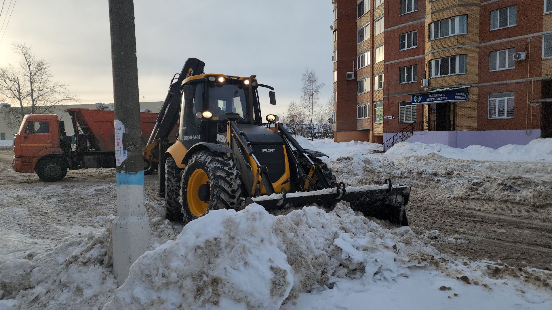 шатура, уборка города, уборка снега, дороги, жкх и благоустройство, жкх подмосковье,