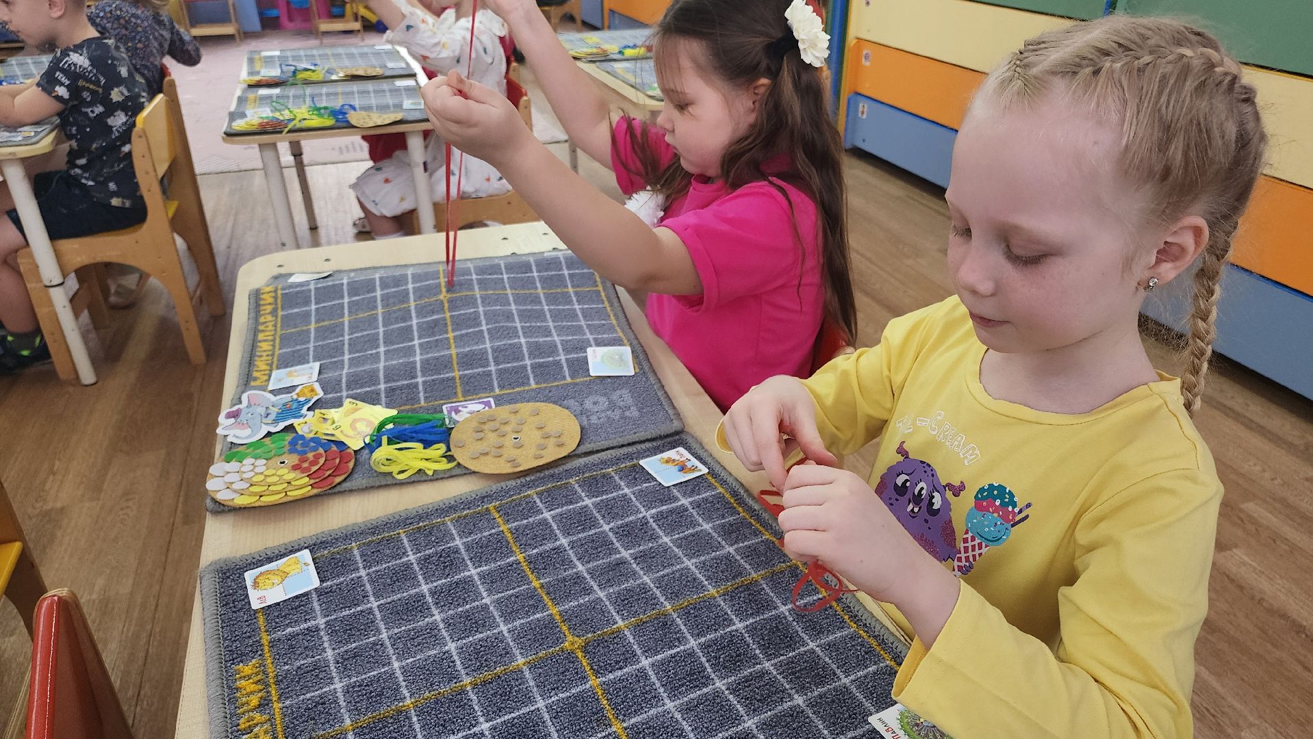 кашира, детский сад 7, школа 9, предшкола, коврограф мини ларчик, математика, подготовка к школе,