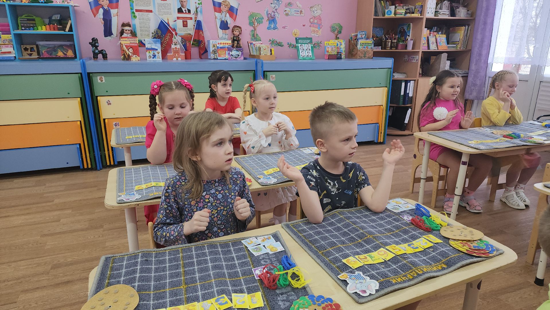 кашира, детский сад 7, школа 9, предшкола, коврограф мини ларчик, математика, подготовка к школе,