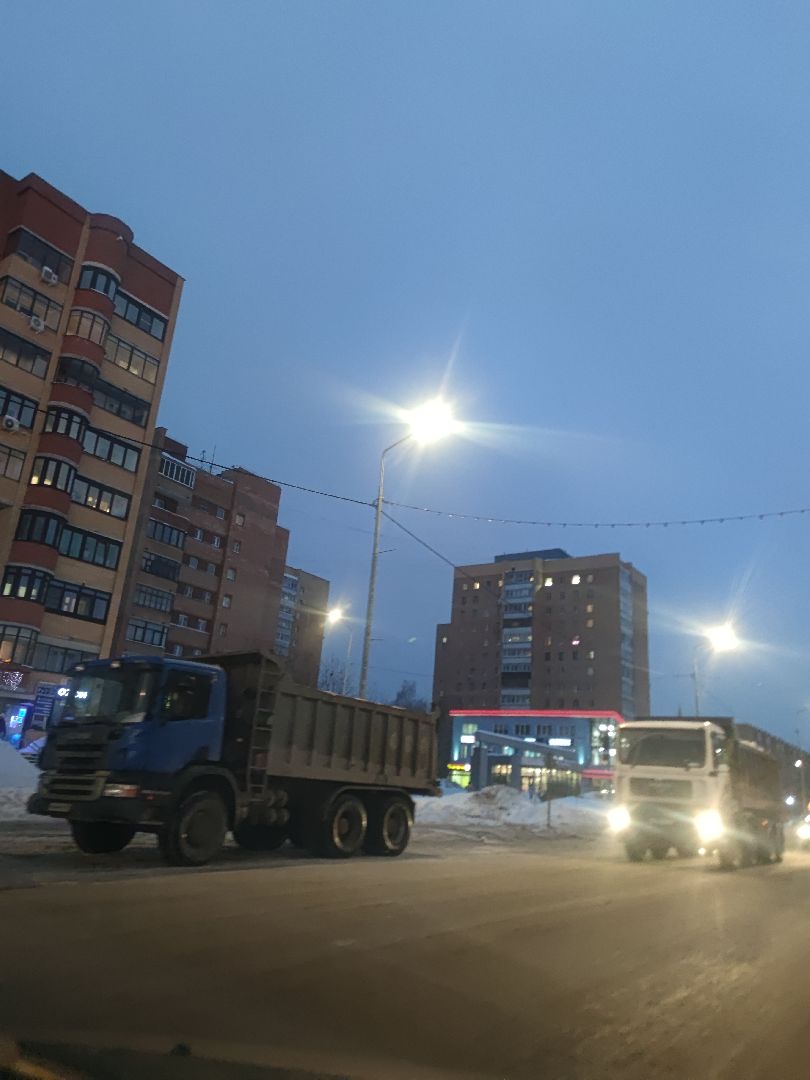 Уборка снега, Дубна, Трактор, ЖКХ,