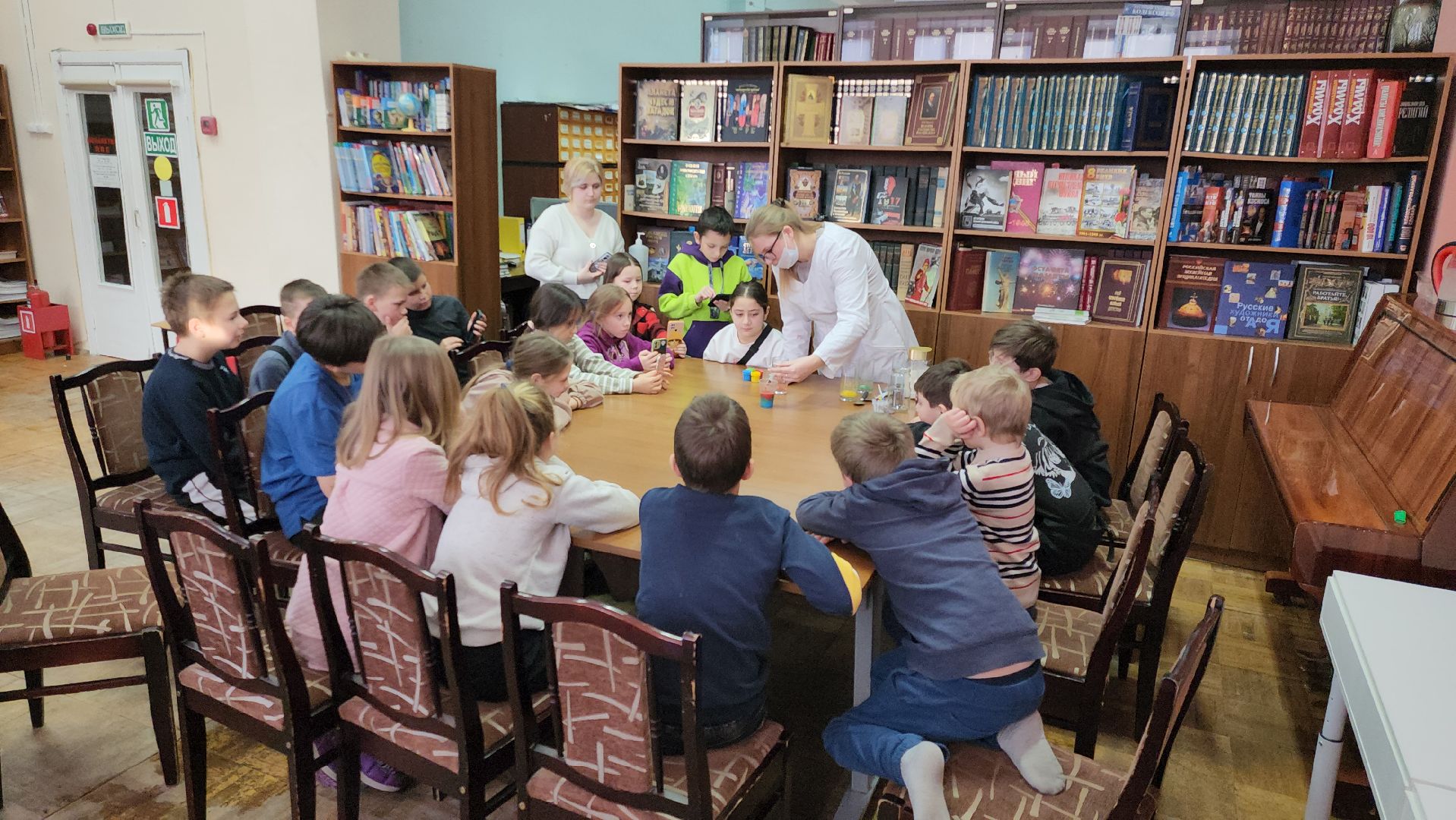 химия, урок химии, библиотека, рузская библиотека, рузский городской округ, образование, опыты,