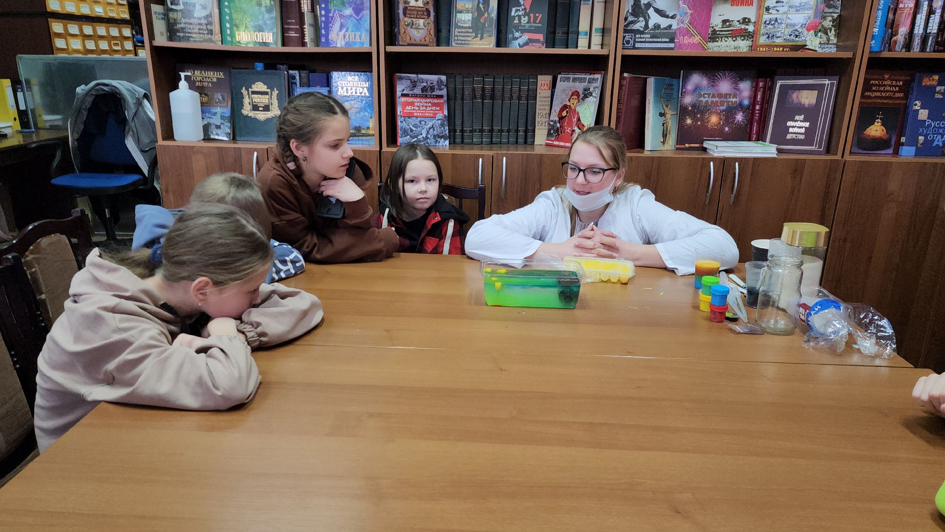 химия, урок химии, библиотека, рузская библиотека, рузский городской округ, образование, опыты,