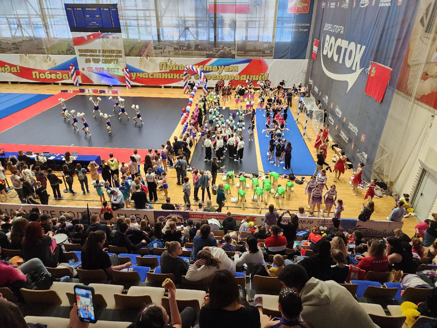 чирлидинг, орехово зуево, соревнования,