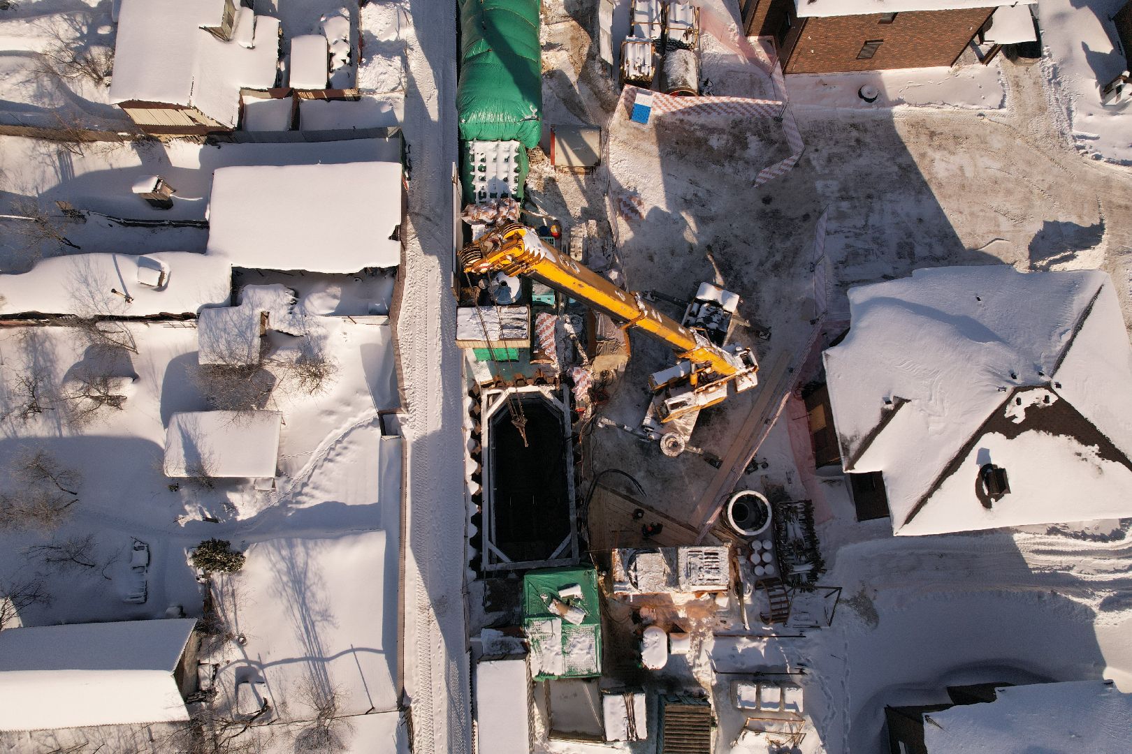 видео с коптера, вода, канал,