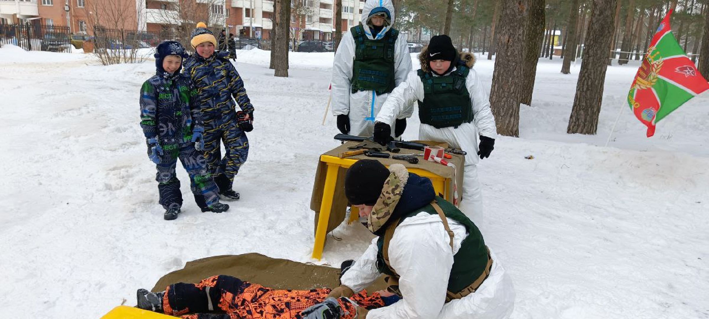 Дмитров, Парк Сосновый бор, Юнармия,