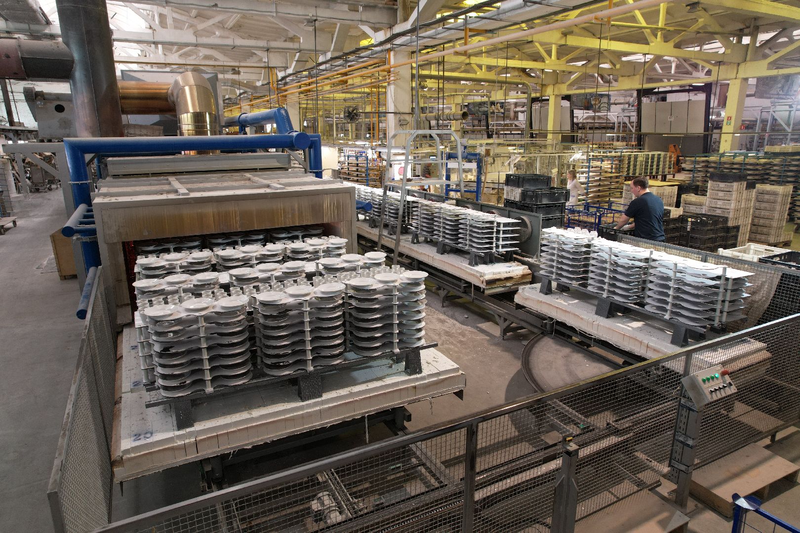 видео с коптера, завод, фарфор,