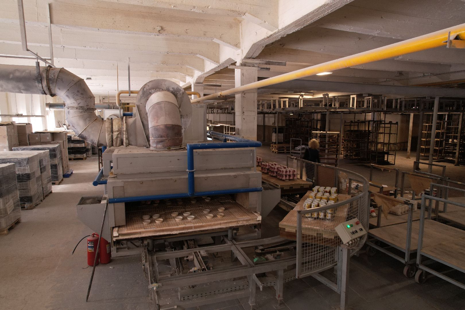 видео с коптера, завод, фарфор,