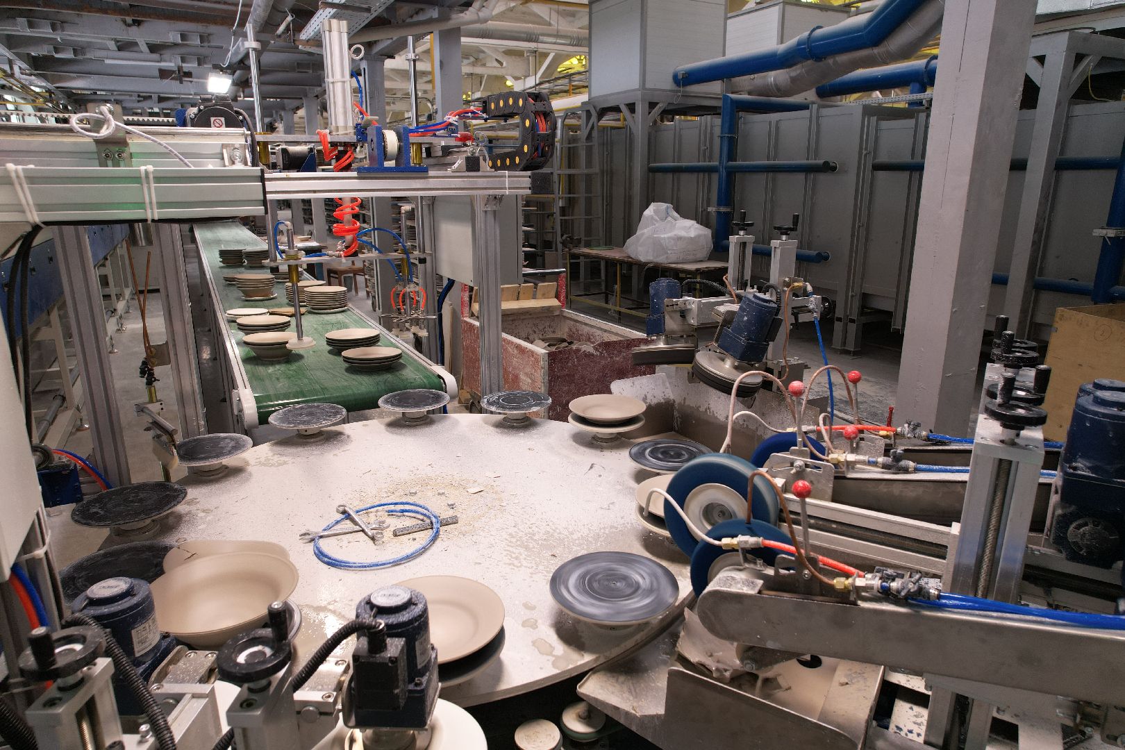 видео с коптера, завод, фарфор,