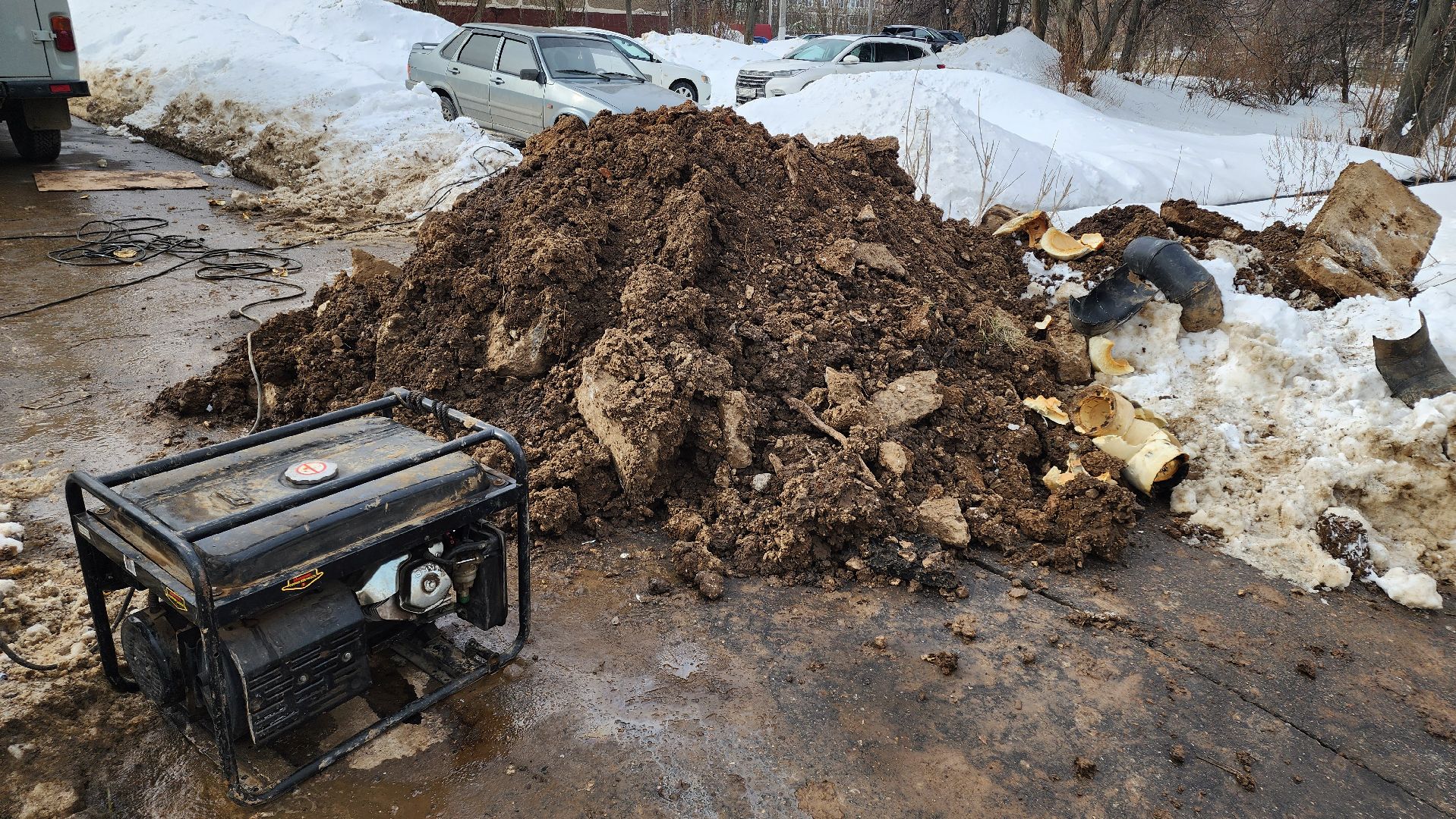 кашира, юбилейная, авария, отопление, горячая вода, муп теплосеть, восстановительные работы,
