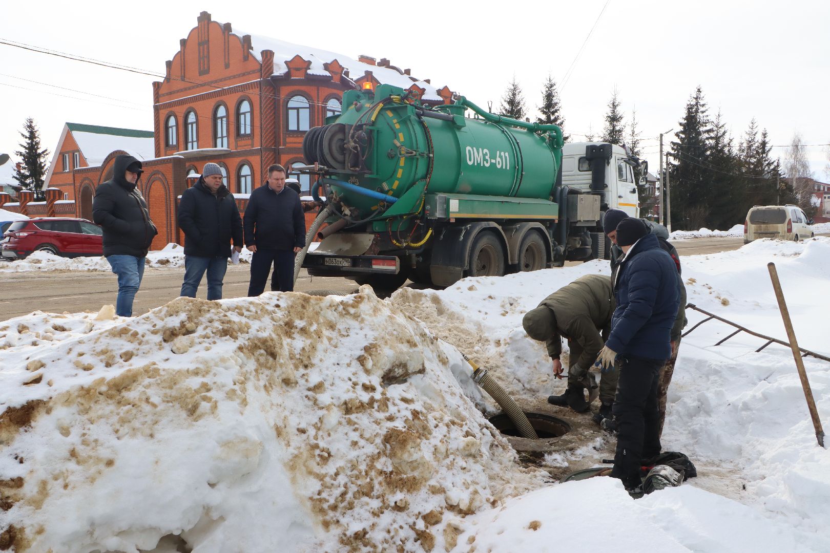 Серебряные Пруды, прорыв, ГВС, улица Механизаторов,