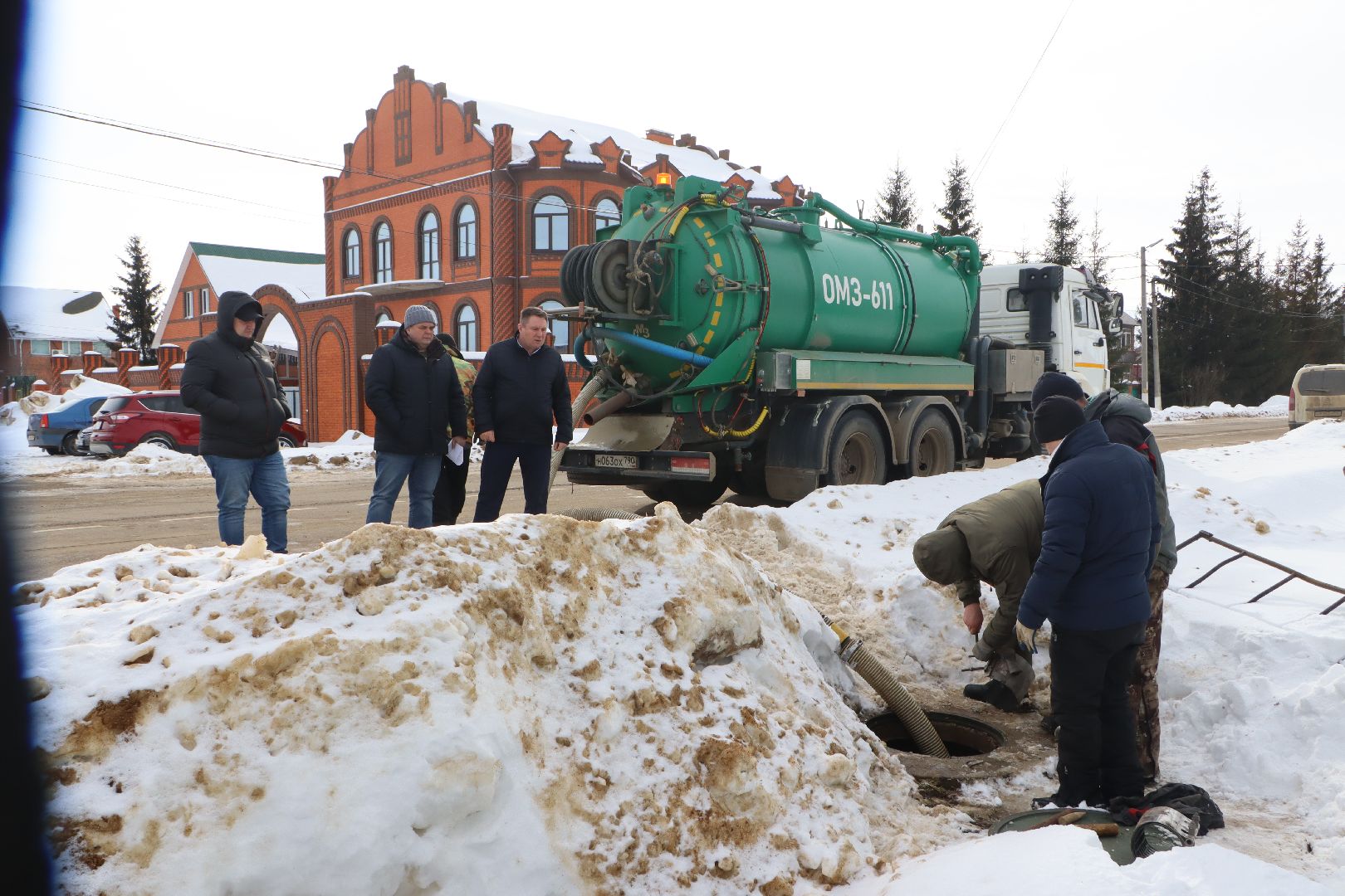 Серебряные Пруды, прорыв, ГВС, улица Механизаторов,