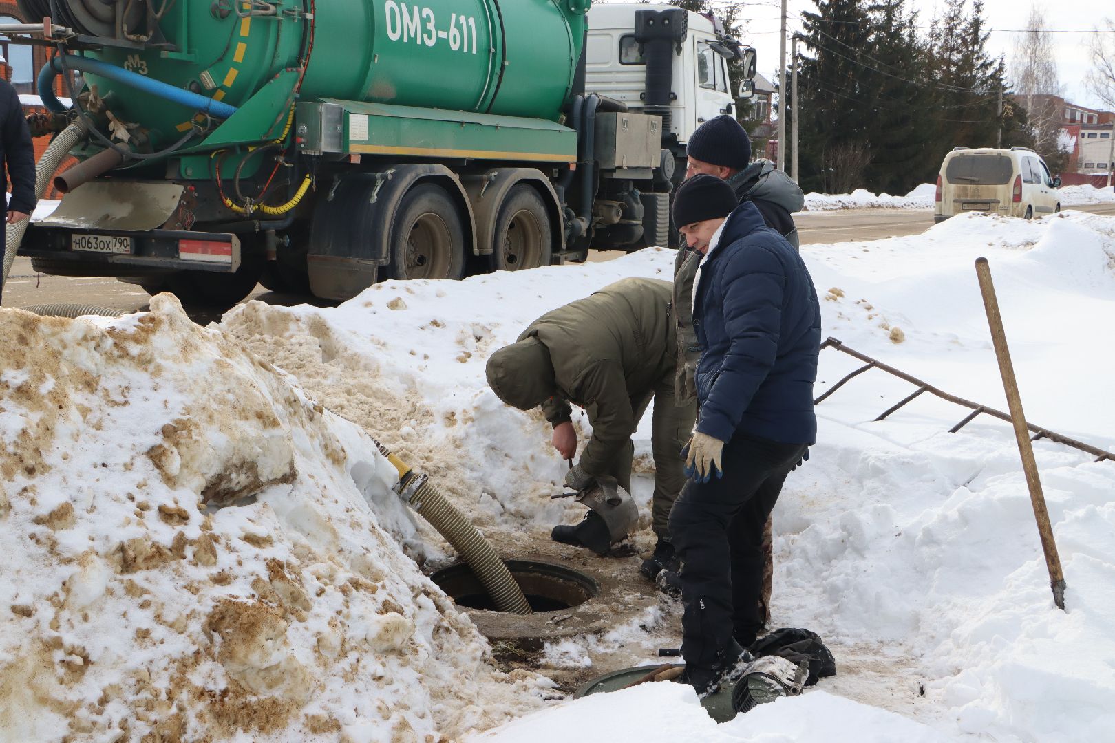 Серебряные Пруды, прорыв, ГВС, улица Механизаторов,