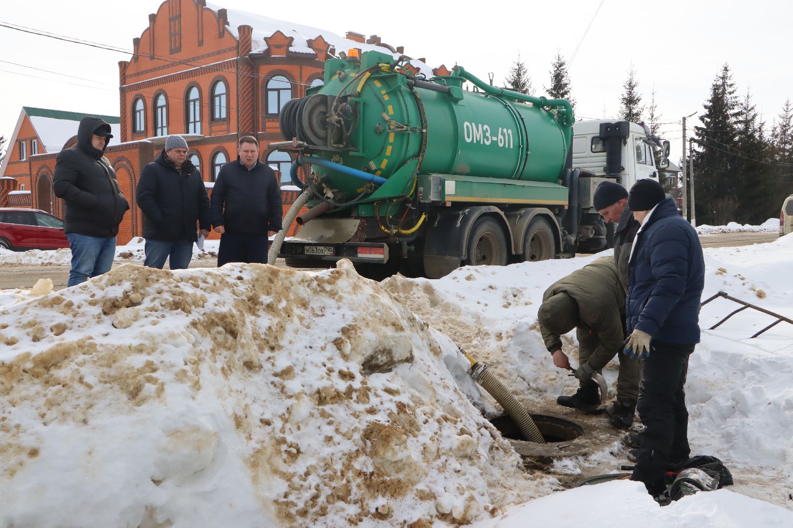 Серебряные Пруды, прорыв, ГВС, улица Механизаторов,