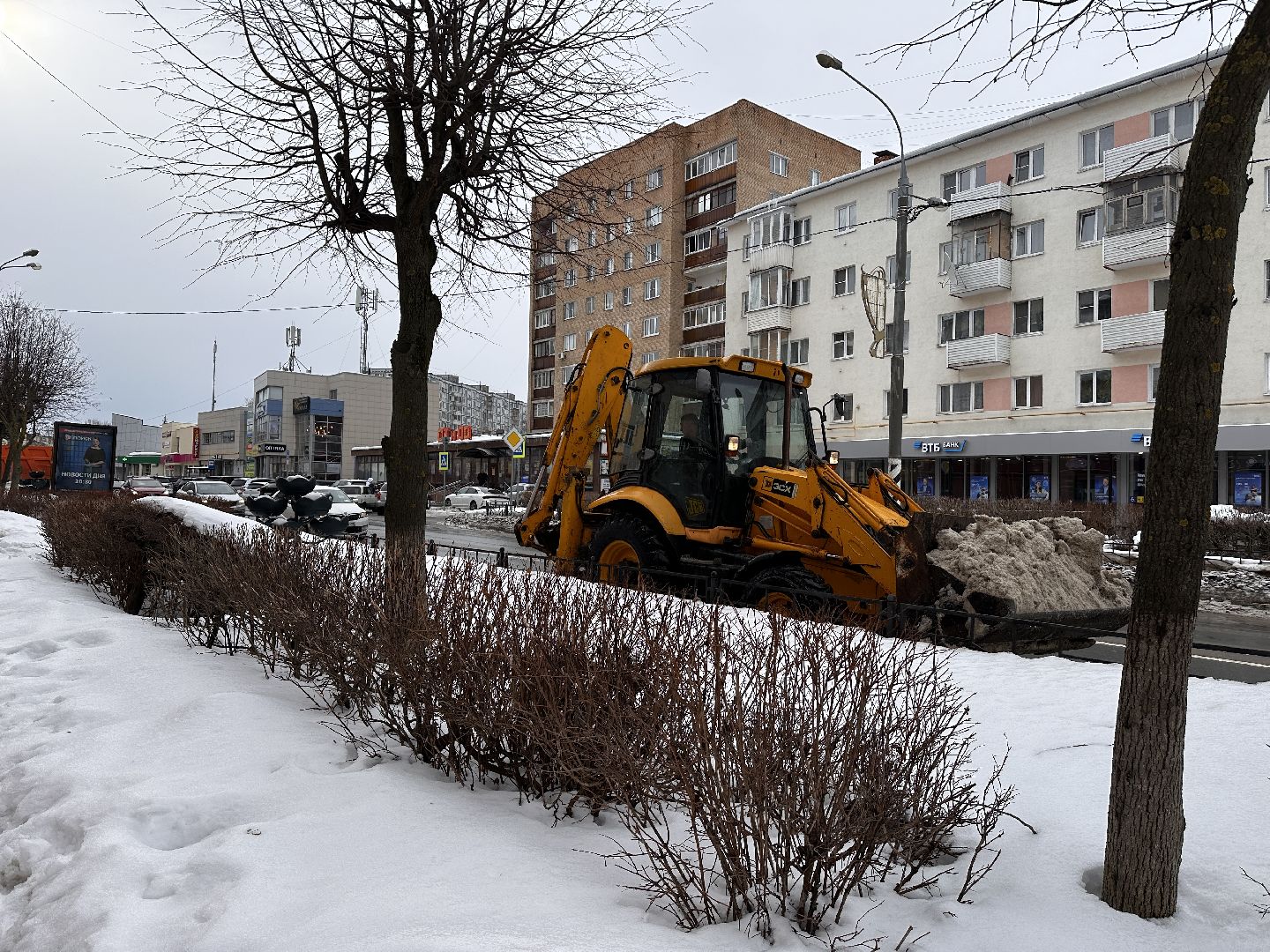 Клин, общество, снег, уборка снега, ЖКХ,