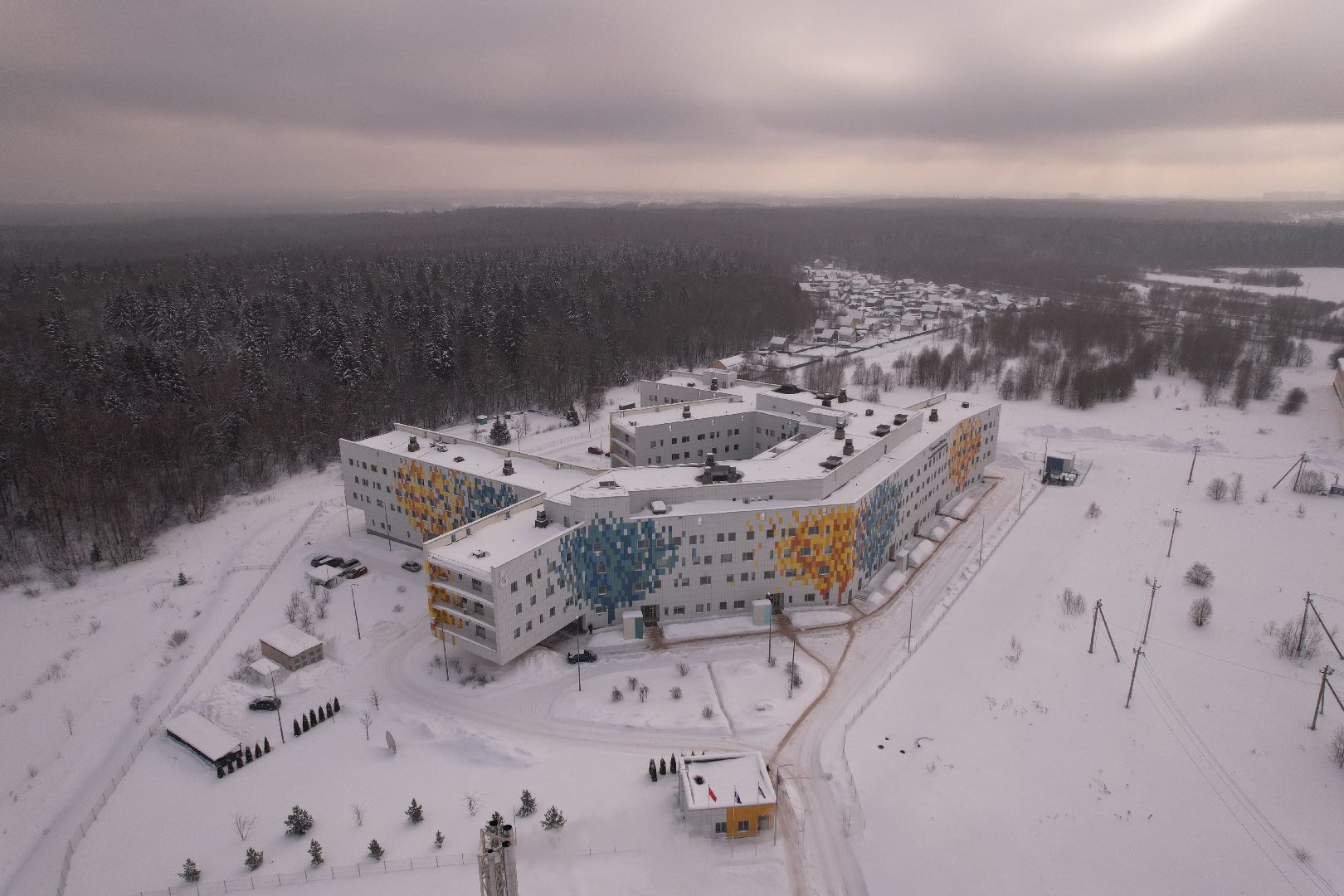 сергиев посад, видео с коптера, медицина, дети,