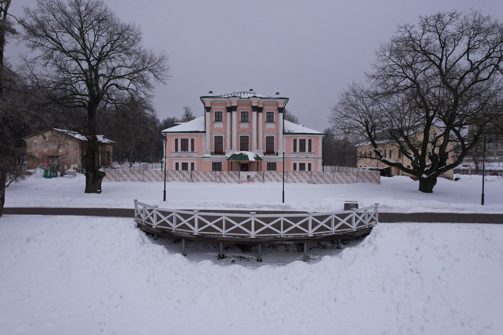 видео с коптера, воскресенск, усадьба, культура,
