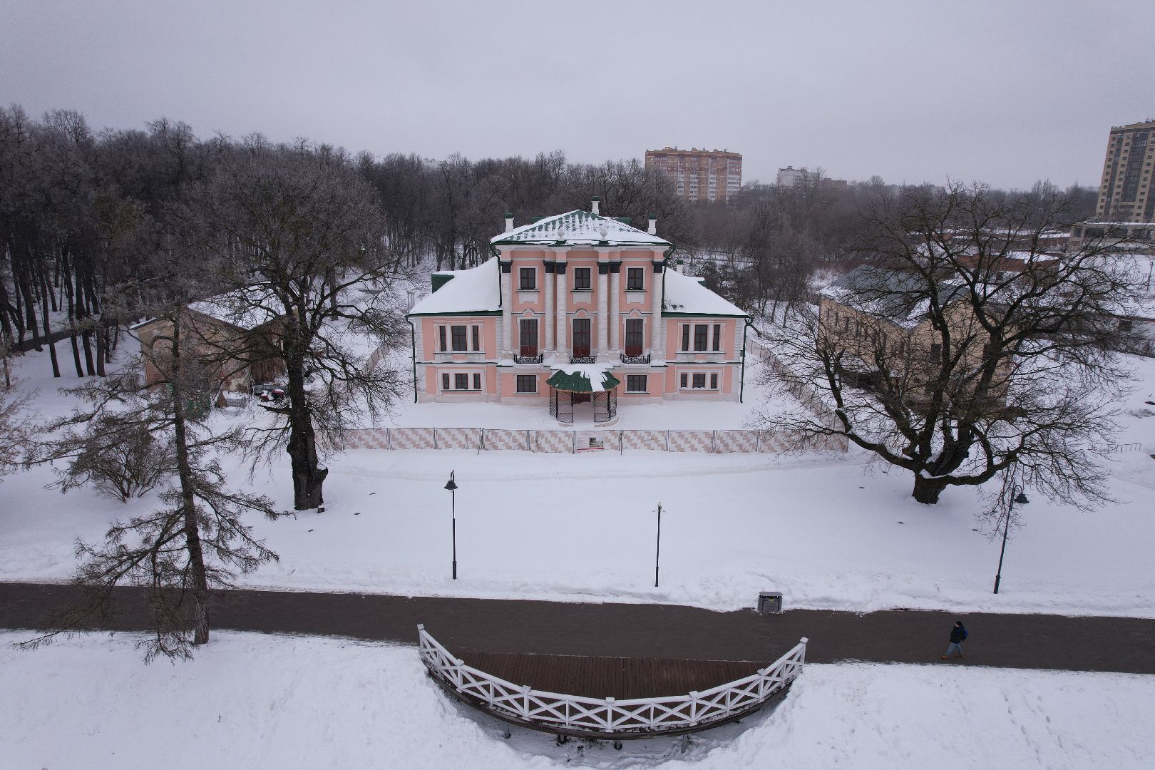 видео с коптера, воскресенск, усадьба, культура,
