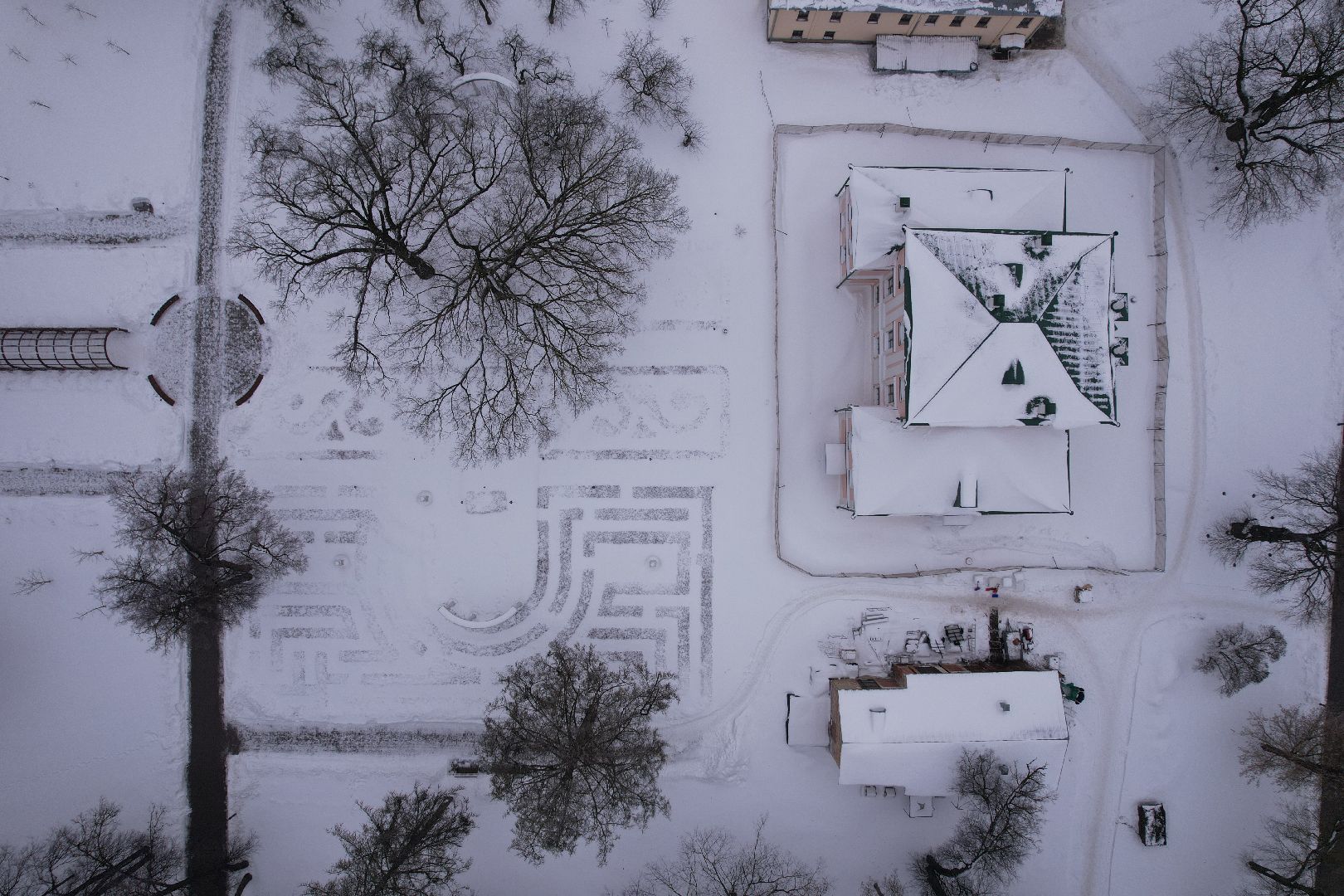видео с коптера, воскресенск, усадьба, культура,