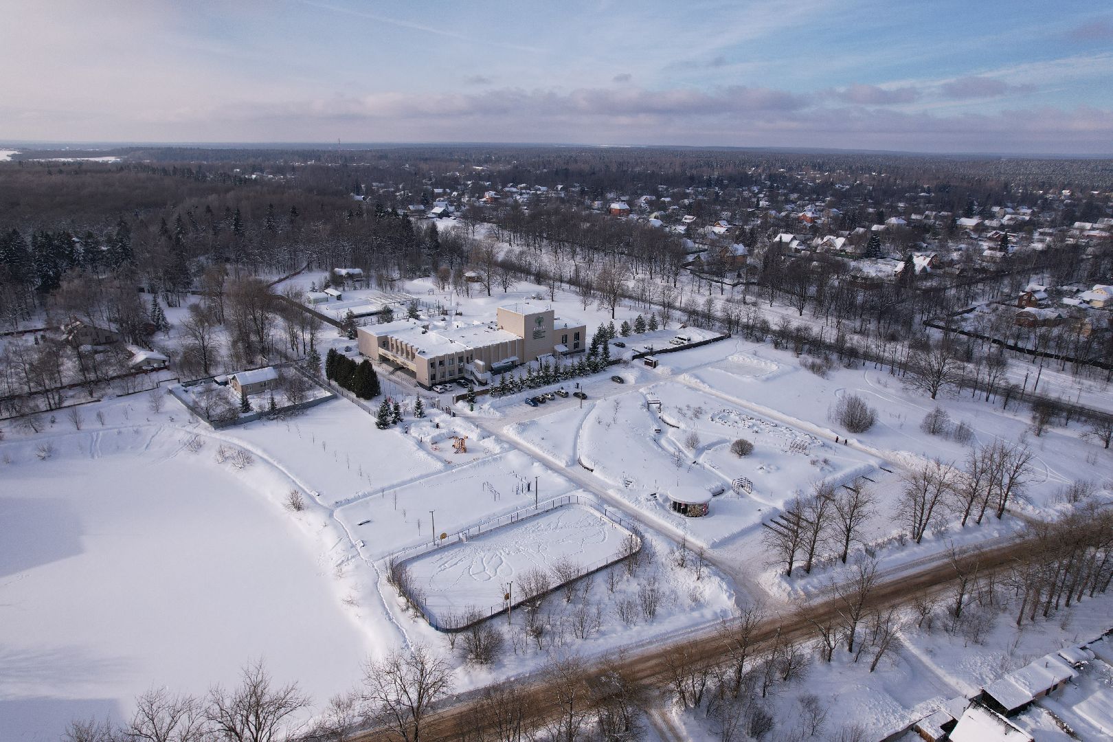 видео с коптера, сергиев посад, культура, театр,