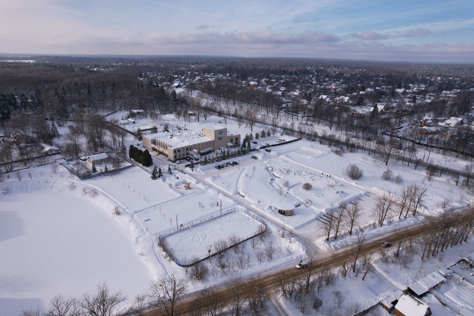 видео с коптера, сергиев посад, культура, театр,