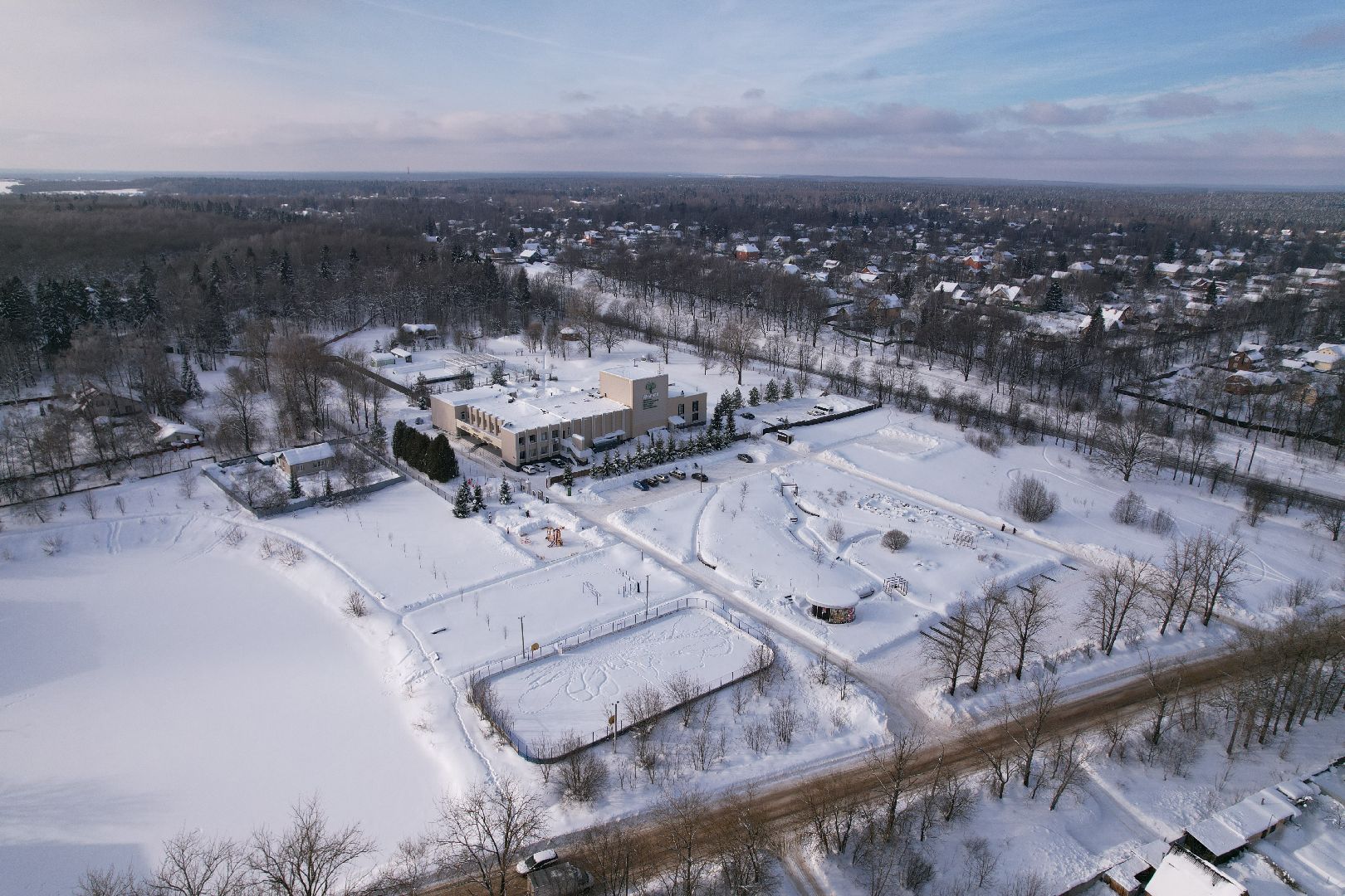видео с коптера, сергиев посад, культура, театр,