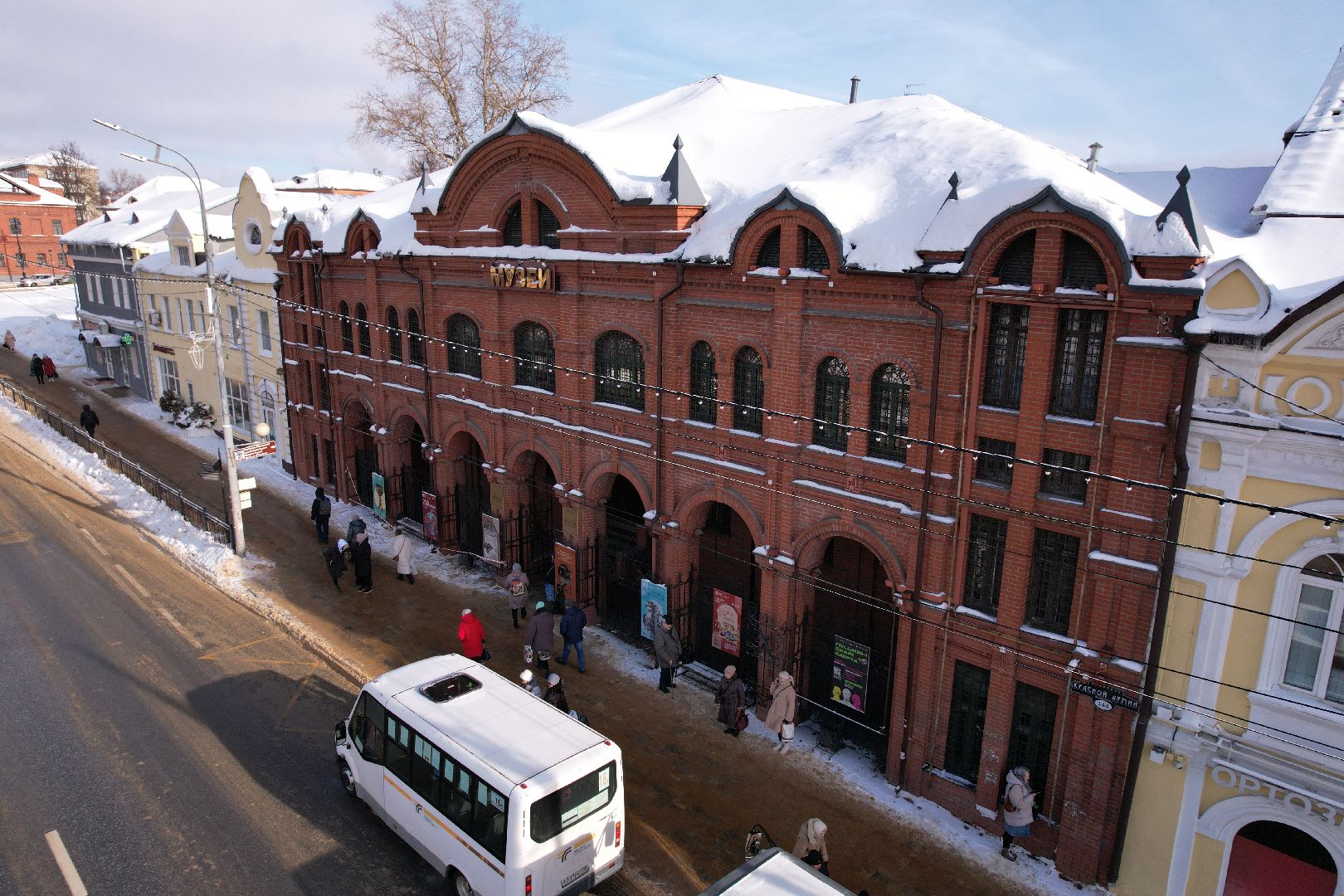 видео с коптера, сергиев посад, культура, музей,