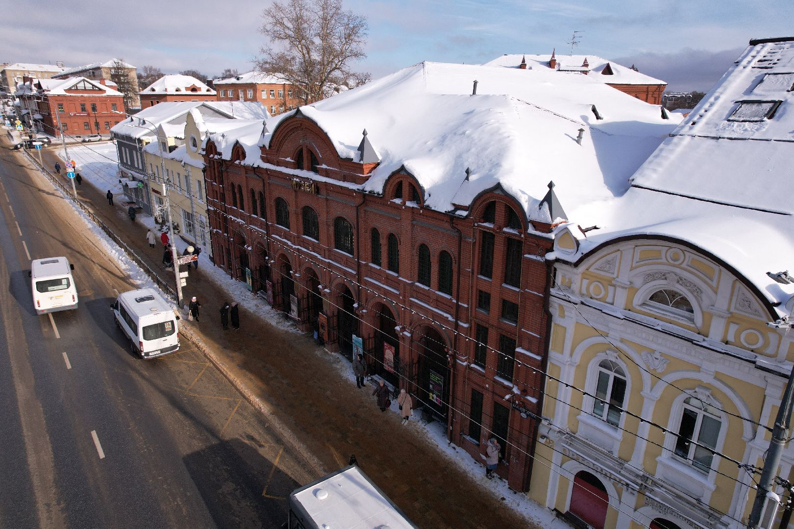 видео с коптера, сергиев посад, культура, музей,