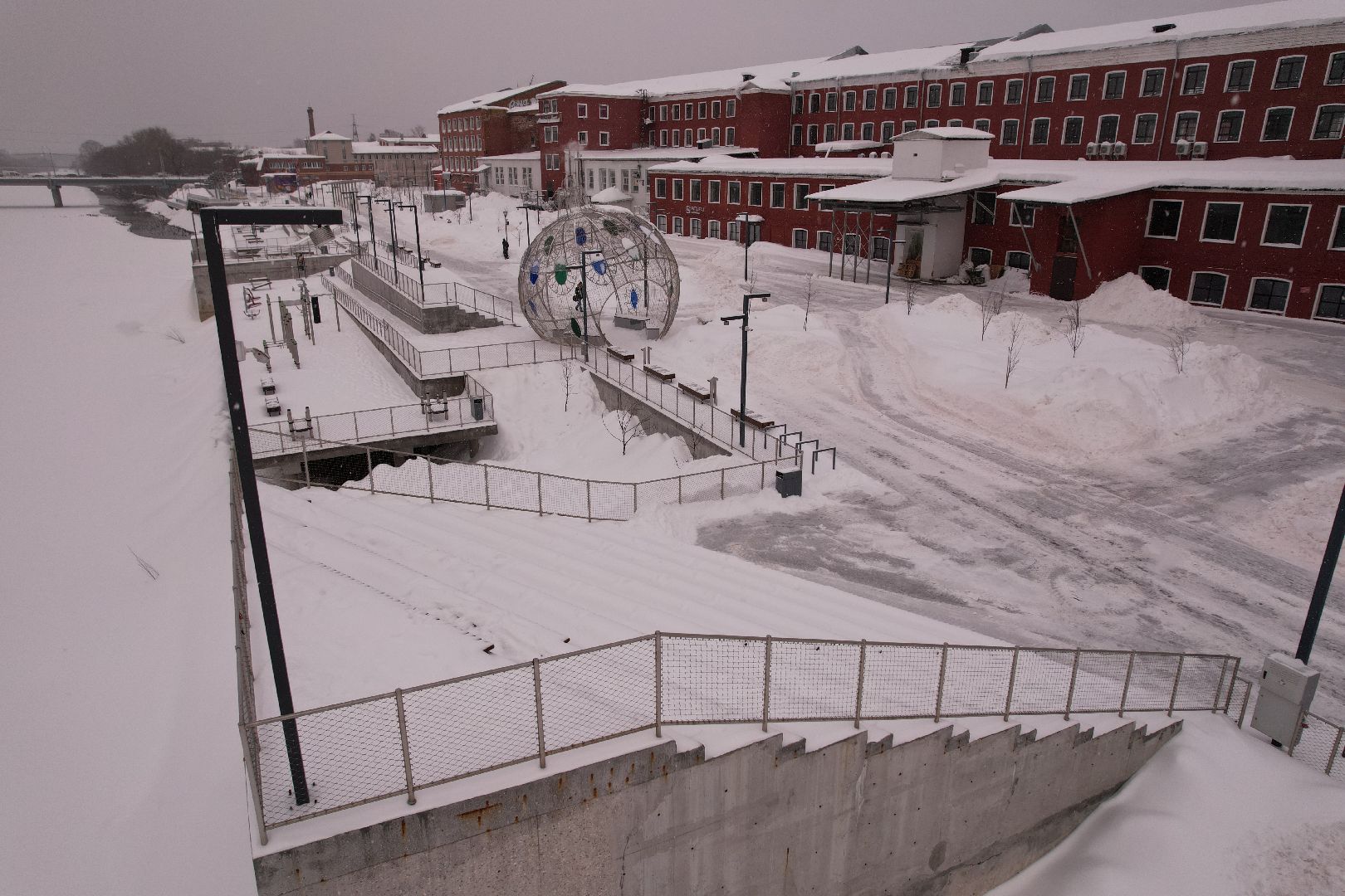видео с коптера, орехово-зуево, благоустройство, набережная,
