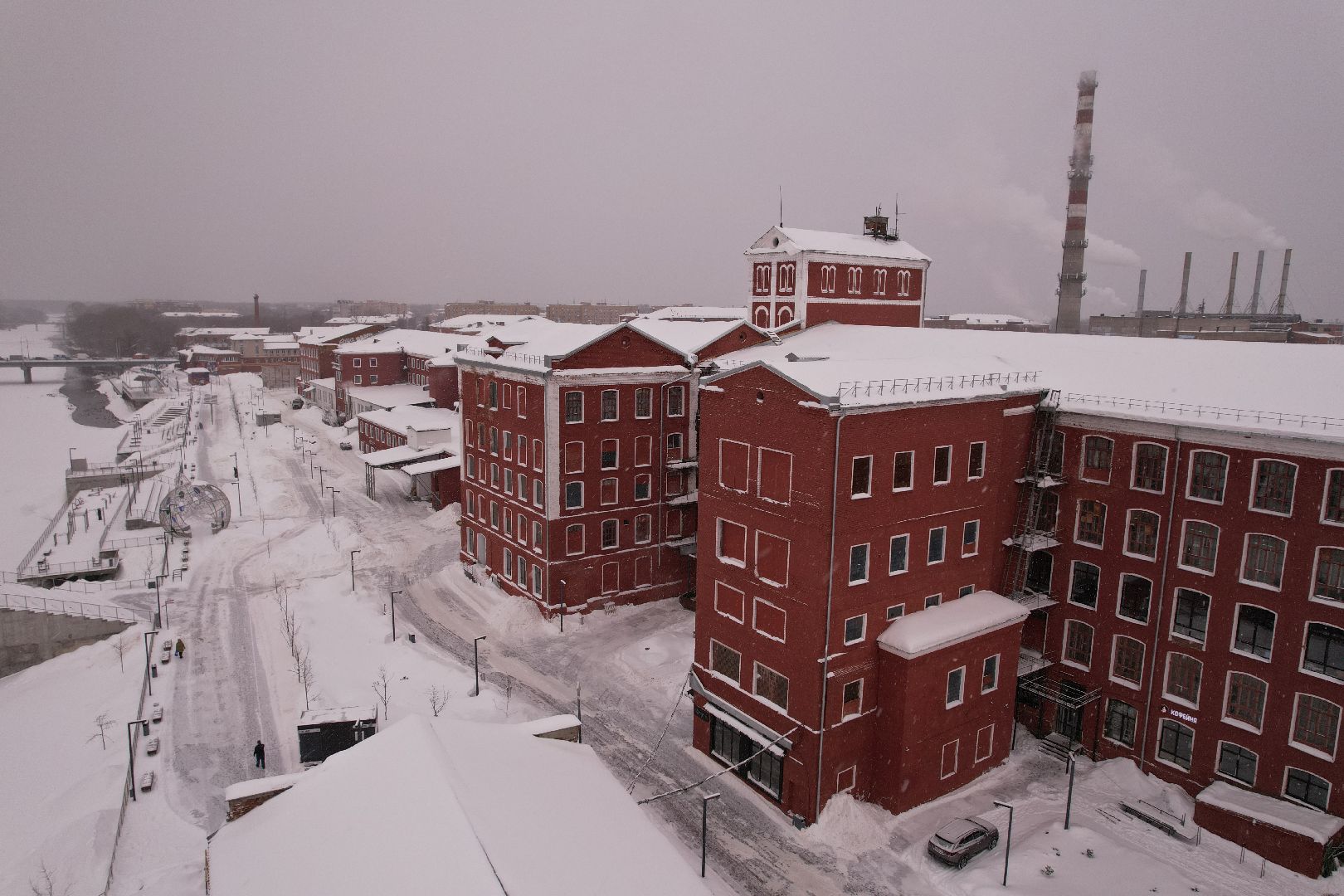видео с коптера, орехово-зуево, благоустройство, набережная,