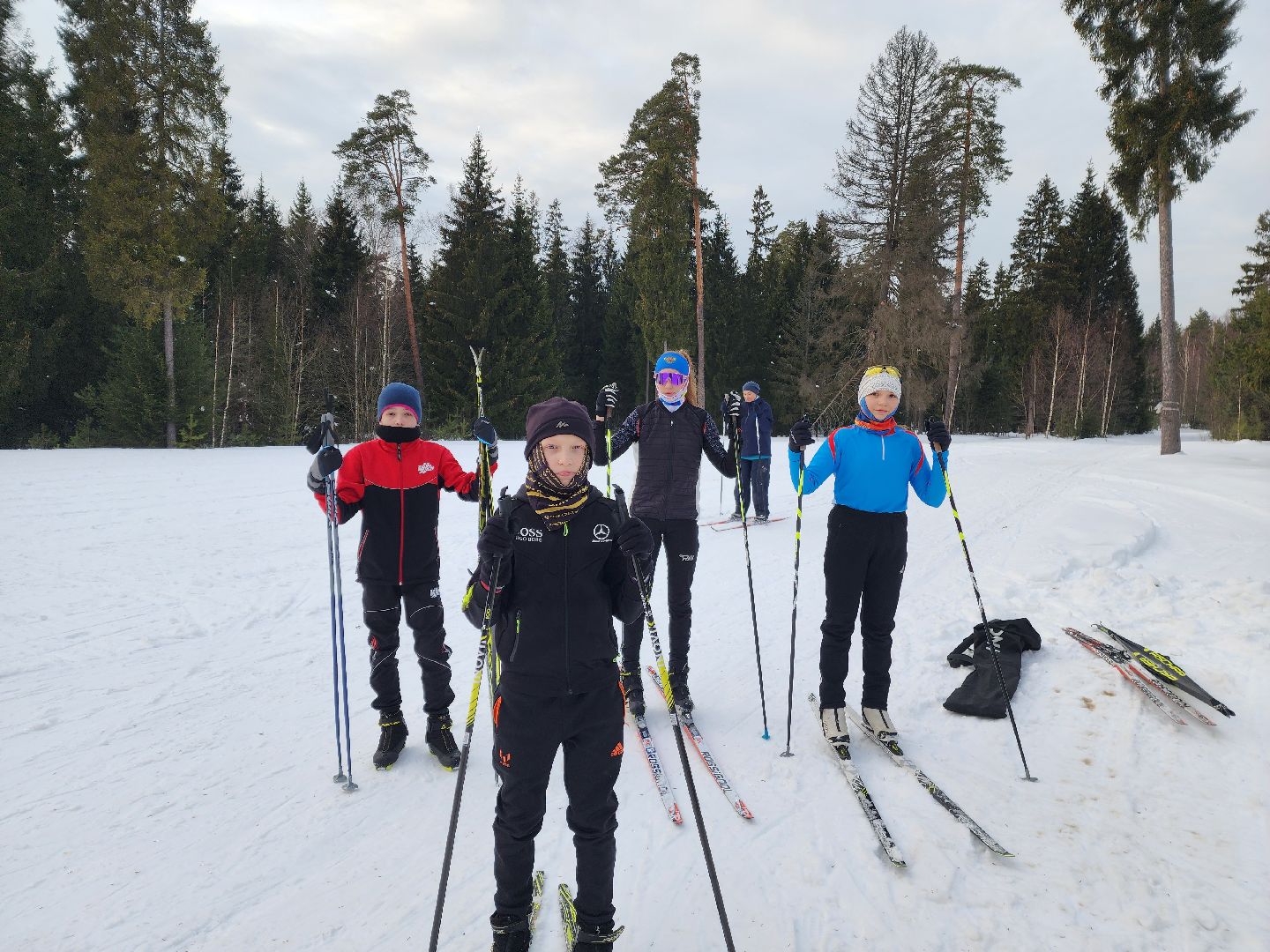 красноармейск, г.о. пушкинский, Старт Легкова, лыжники,