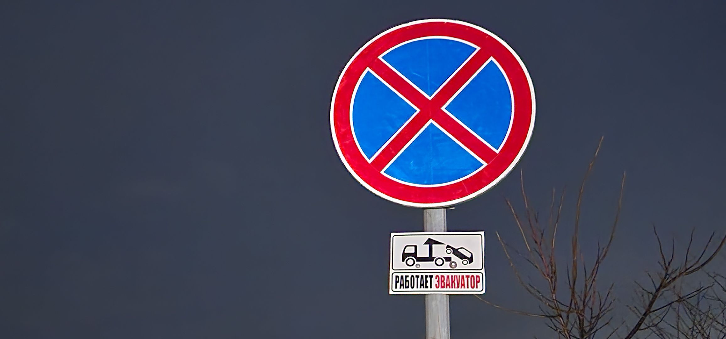 Луховицы, знаки запрета парковки,