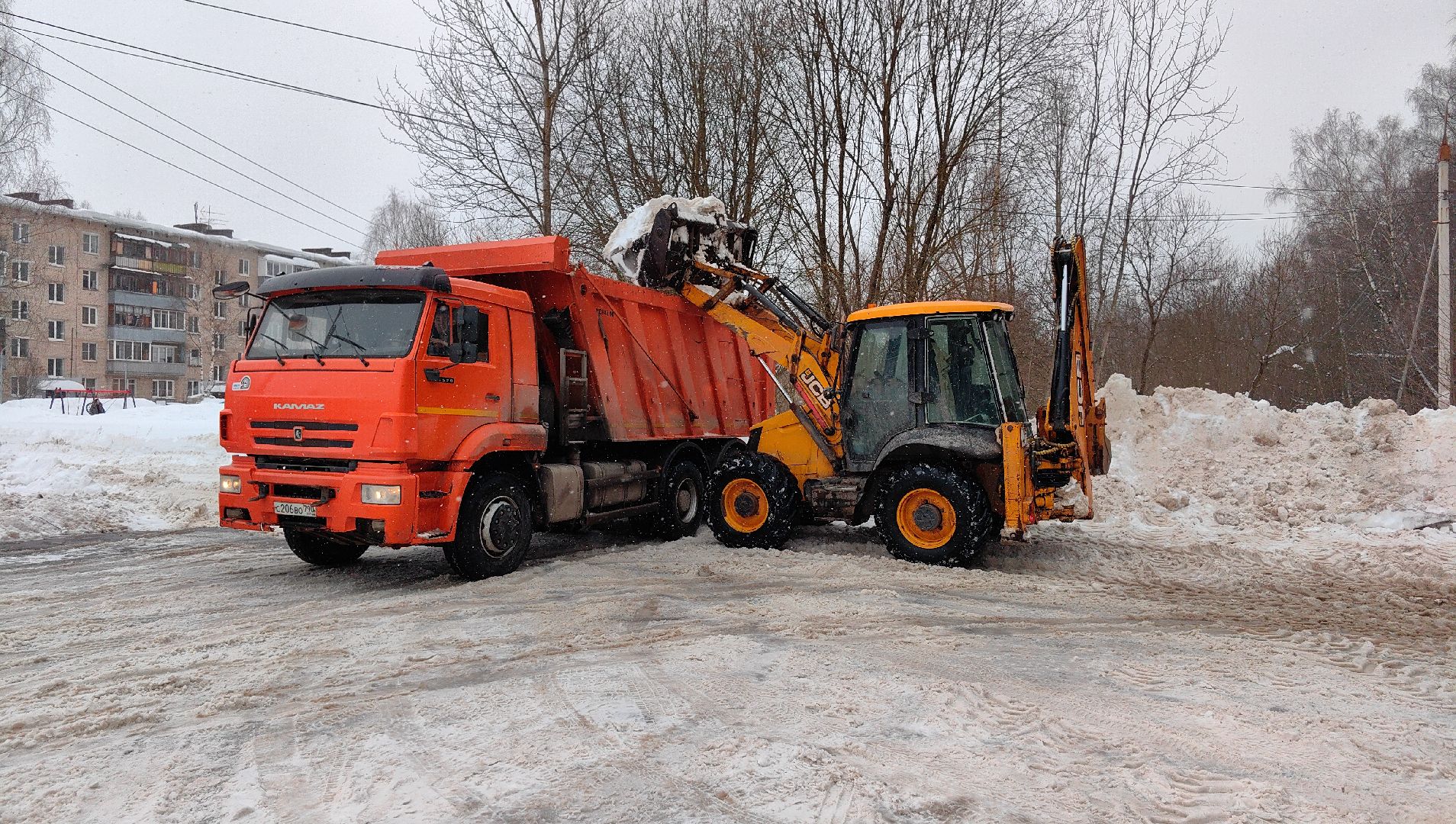 уборка снега, ЖКХ, техника, снегопад,