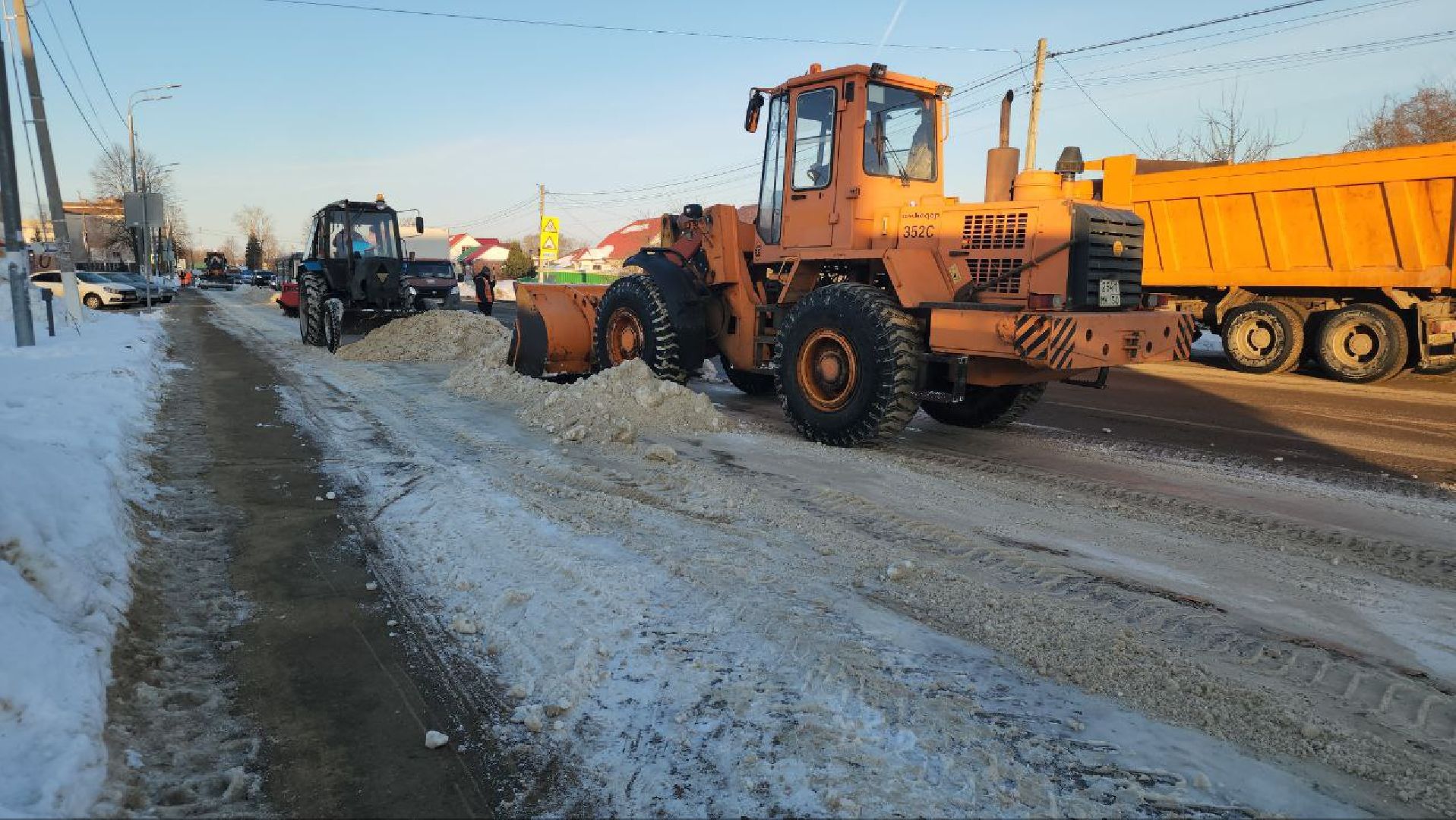 Серебряные Пруды, вывоз снега, Серебряно-Прудский Автодор,