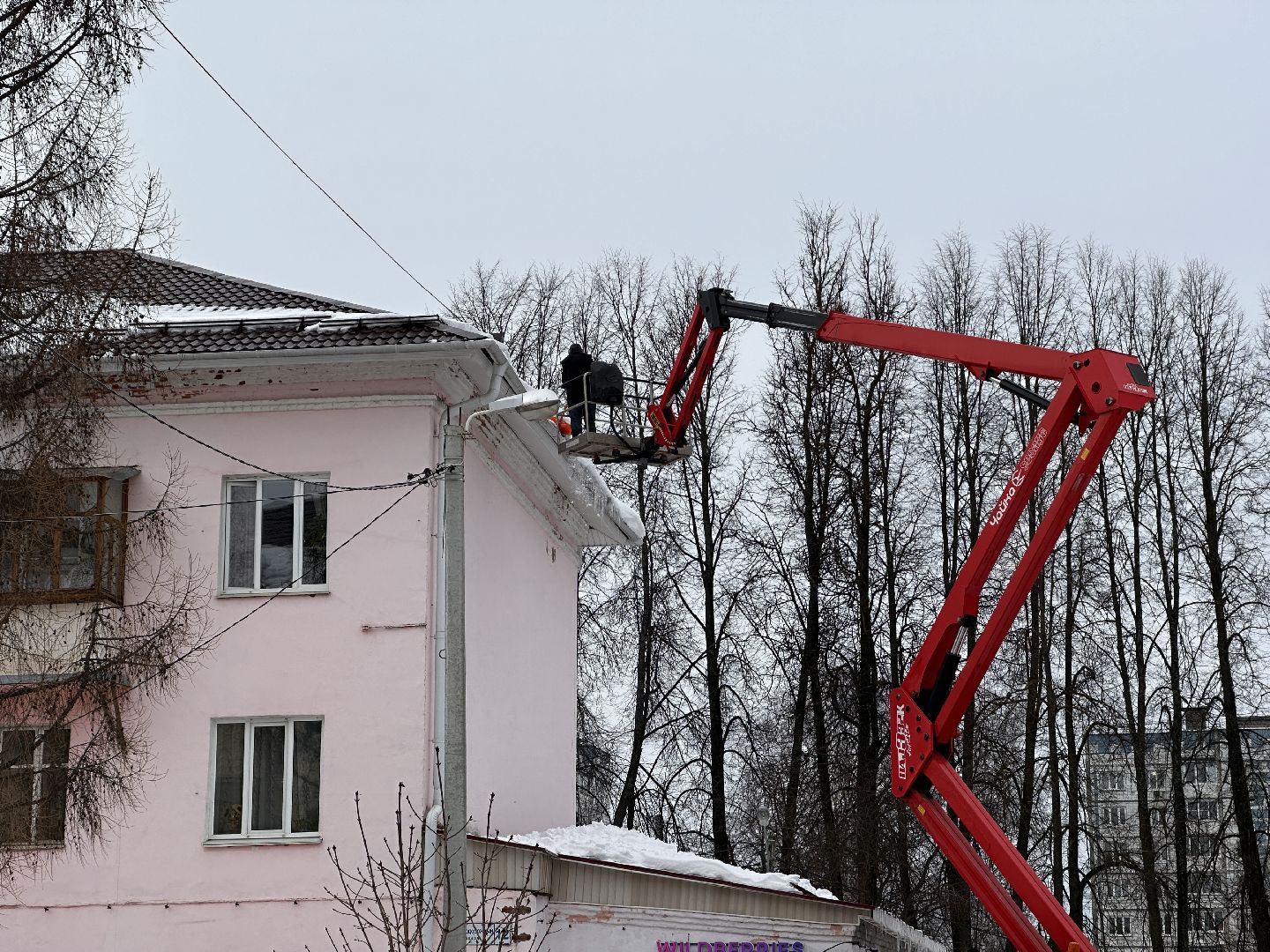 Клин, общество, ЖКХ, сосульки,