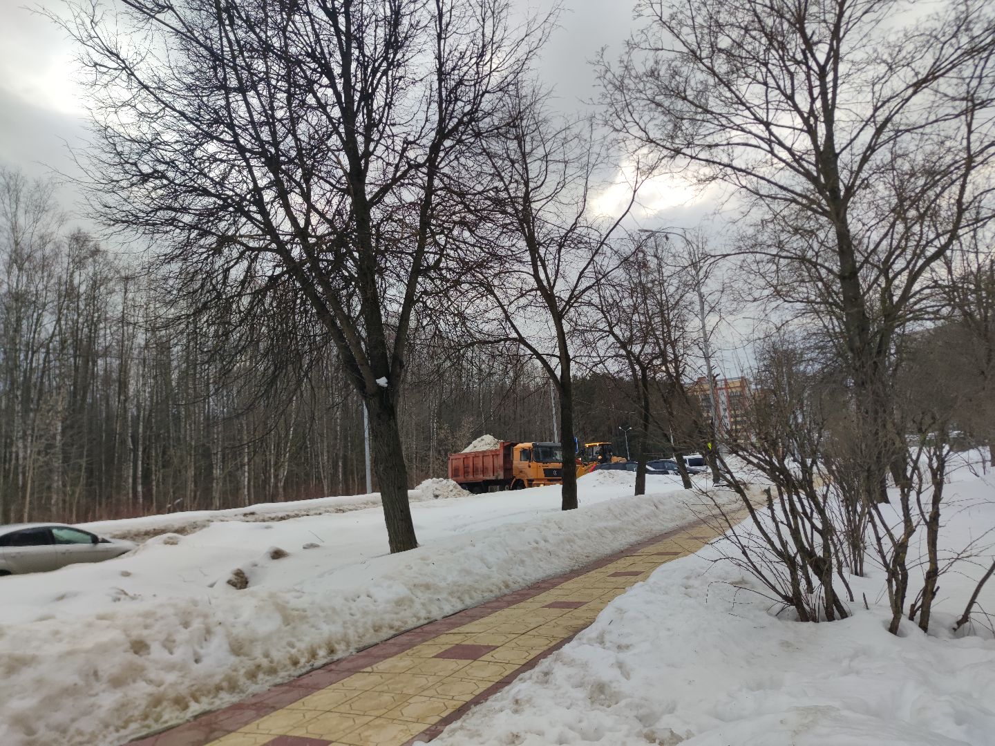 Дубна, ЖКХ, Уборка снега, Техника, Коммунальные службы,