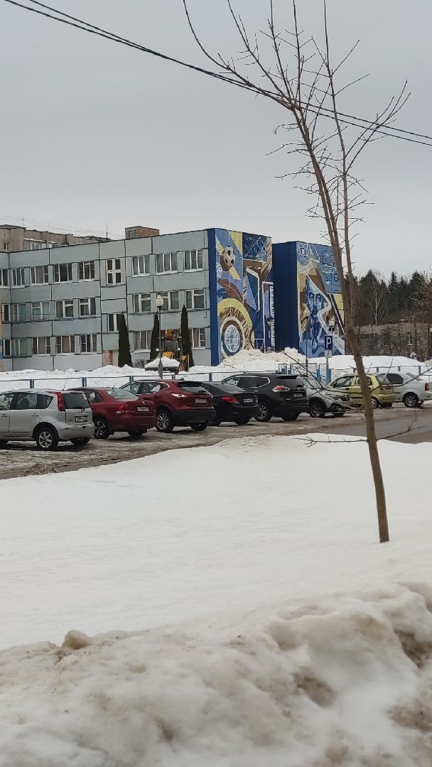 Дубна, жкх, Уборка снега, Школа, Коммунальные службы, Коммунальная техника,