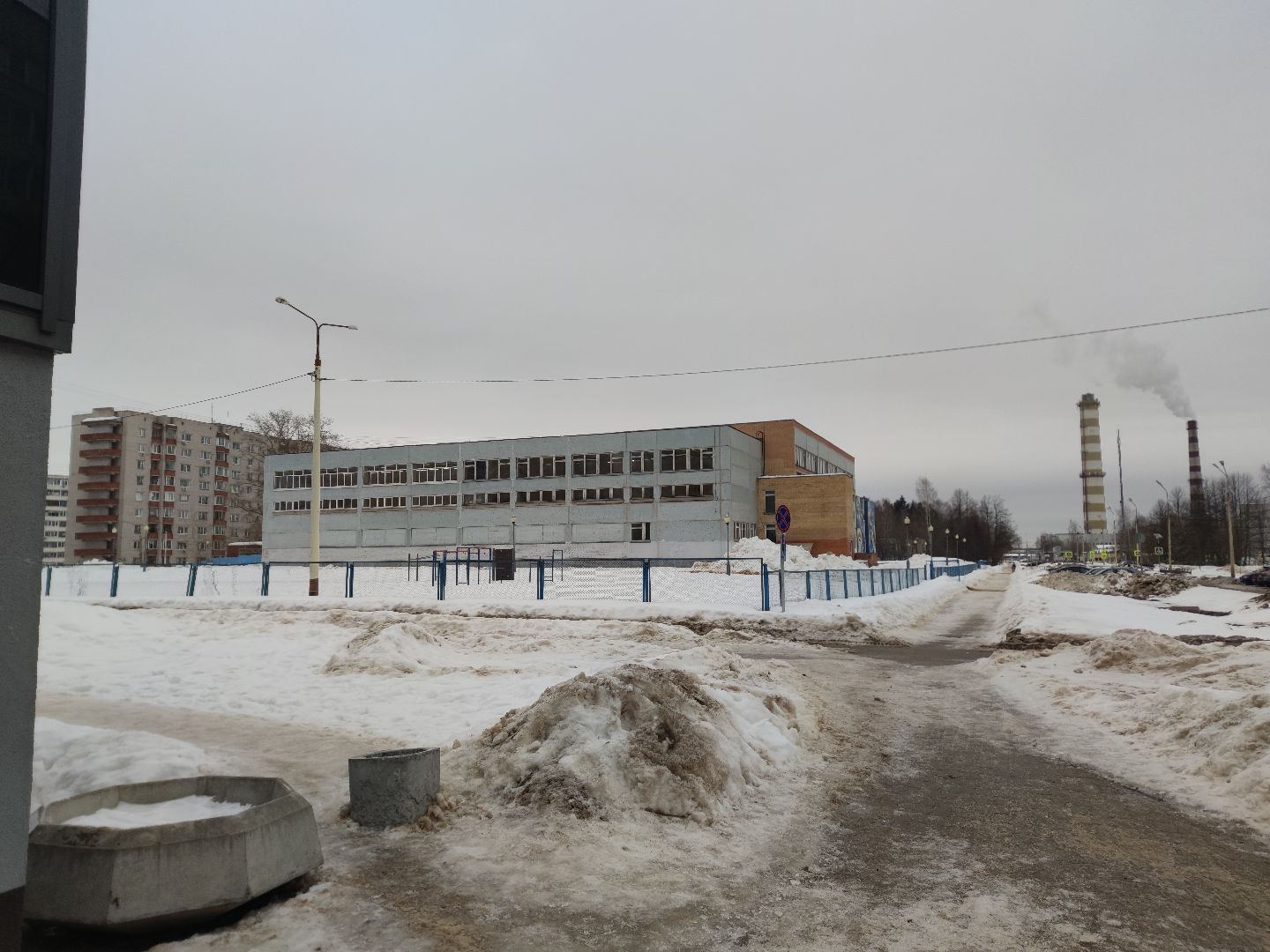 Дубна, жкх, Уборка снега, Школа, Коммунальные службы, Коммунальная техника,