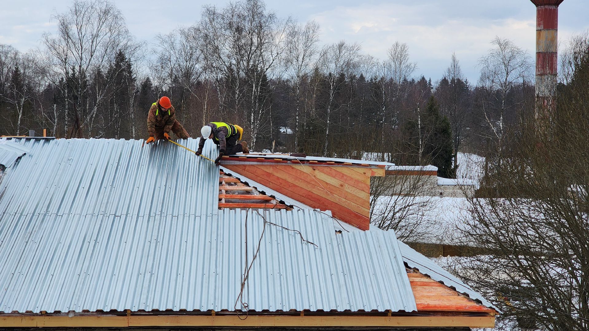 Солнечногорск, Пешки, ремонт кровли, ЖКХ,