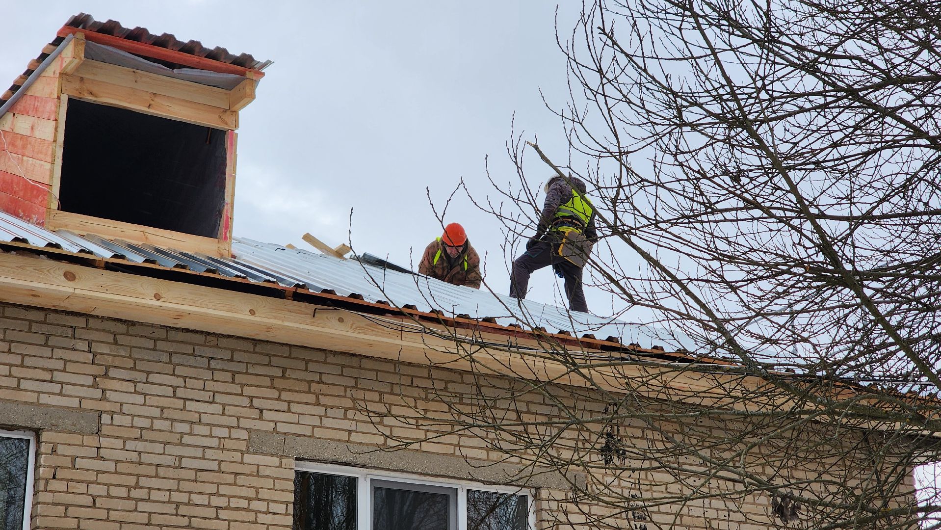 Солнечногорск, Пешки, ремонт кровли, ЖКХ,